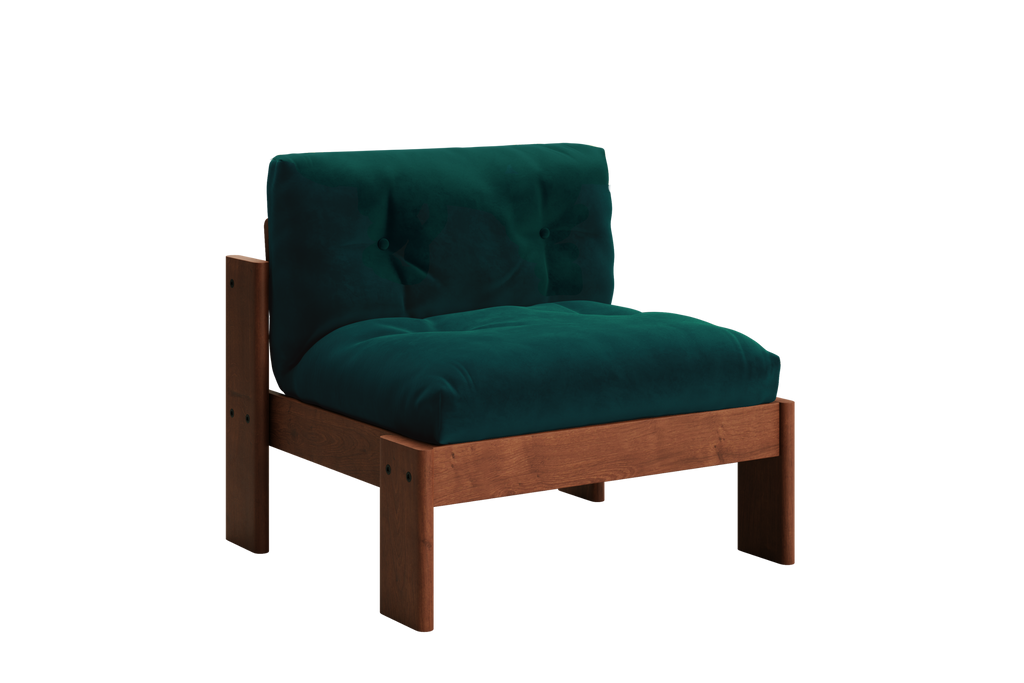 The Bacana Lounge Chair in Recycled Velvet