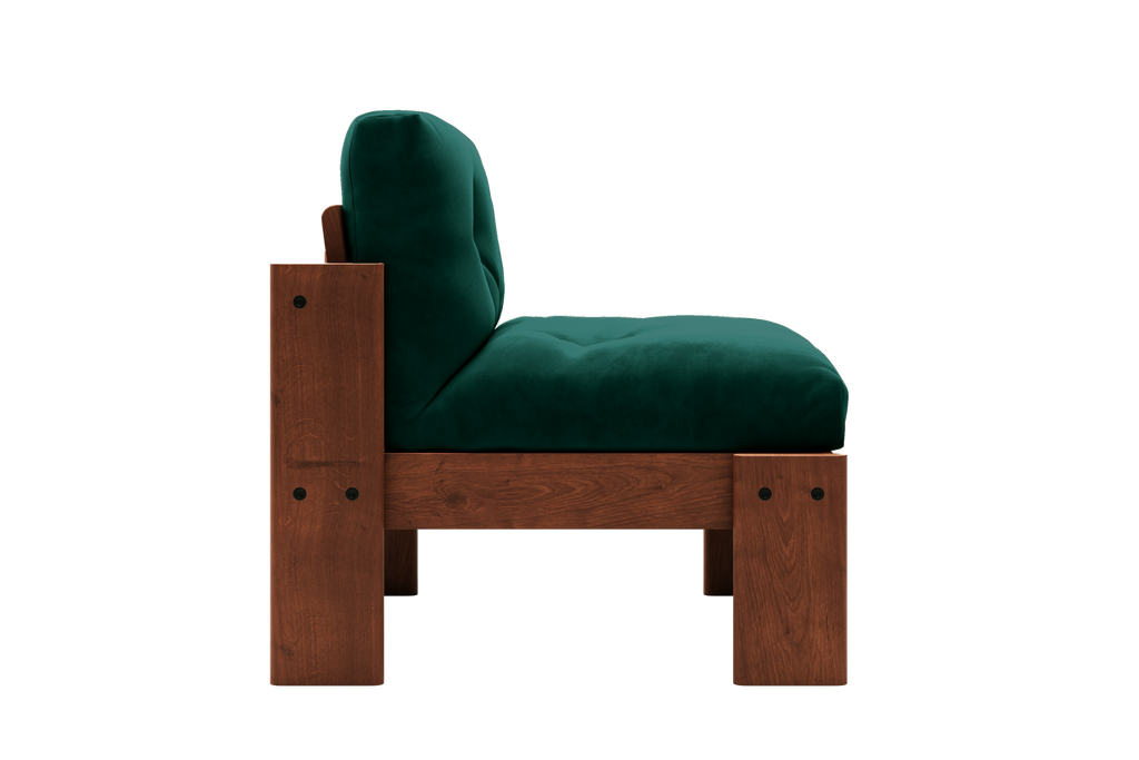 The Bacana Lounge Chair in Recycled Velvet