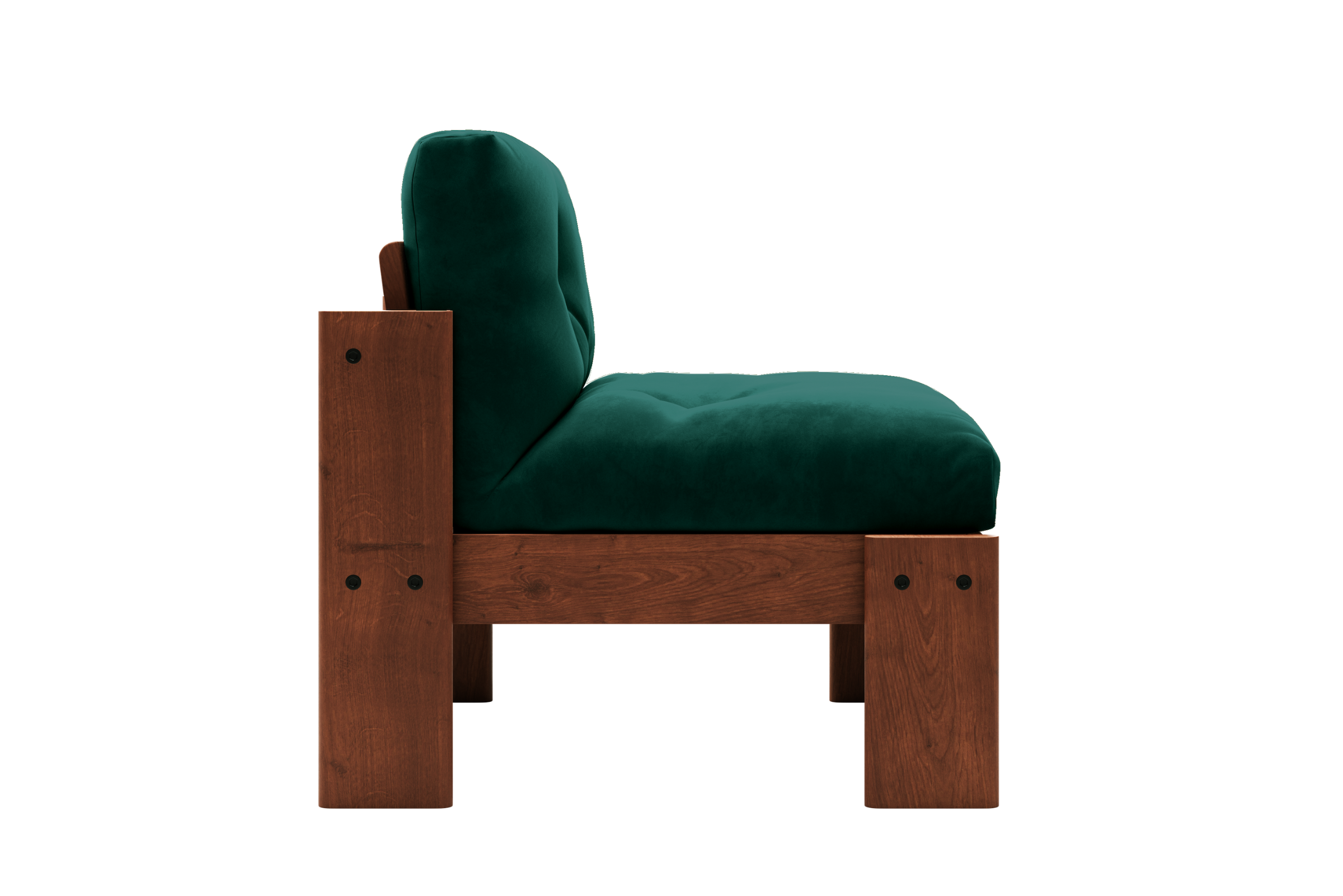 The Bacana Lounge Chair in Recycled Velvet