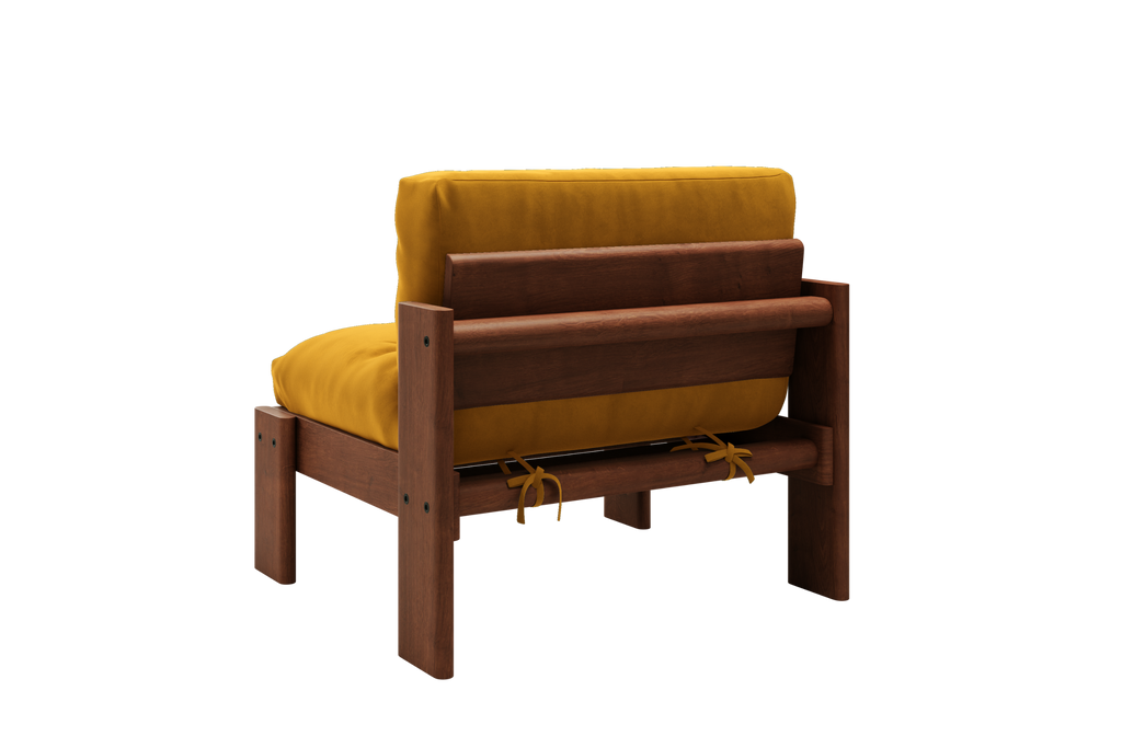The Bacana Lounge Chair in Recycled Velvet