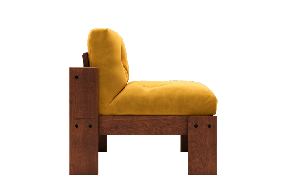 The Bacana Lounge Chair in Recycled Velvet