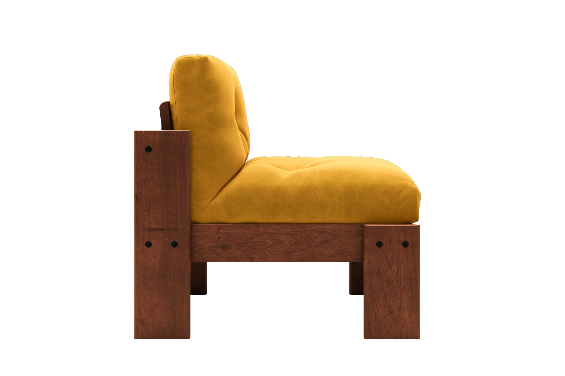 The Bacana Lounge Chair in Recycled Velvet
