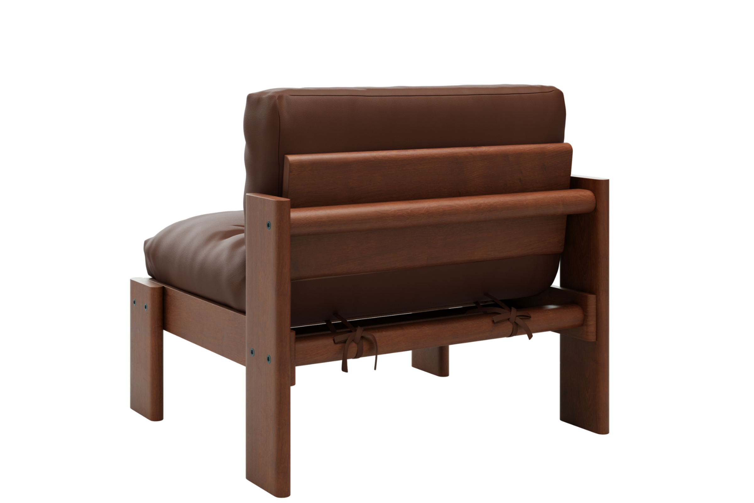 The Bacana Lounge Chair in Cactus Leather
