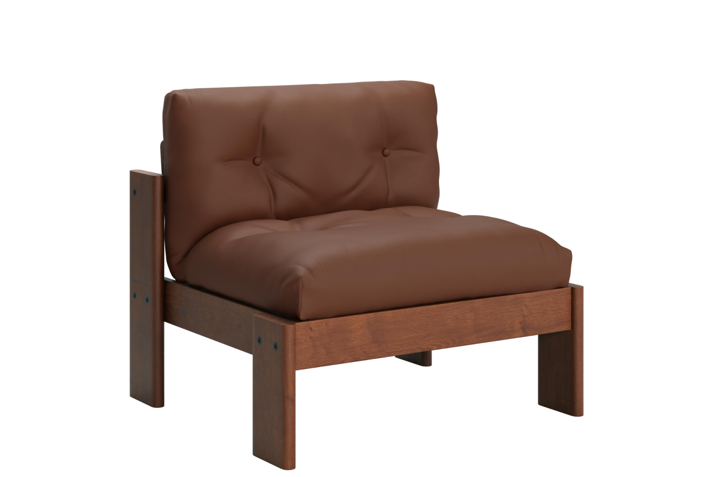 The Bacana Lounge Chair in Cactus Leather
