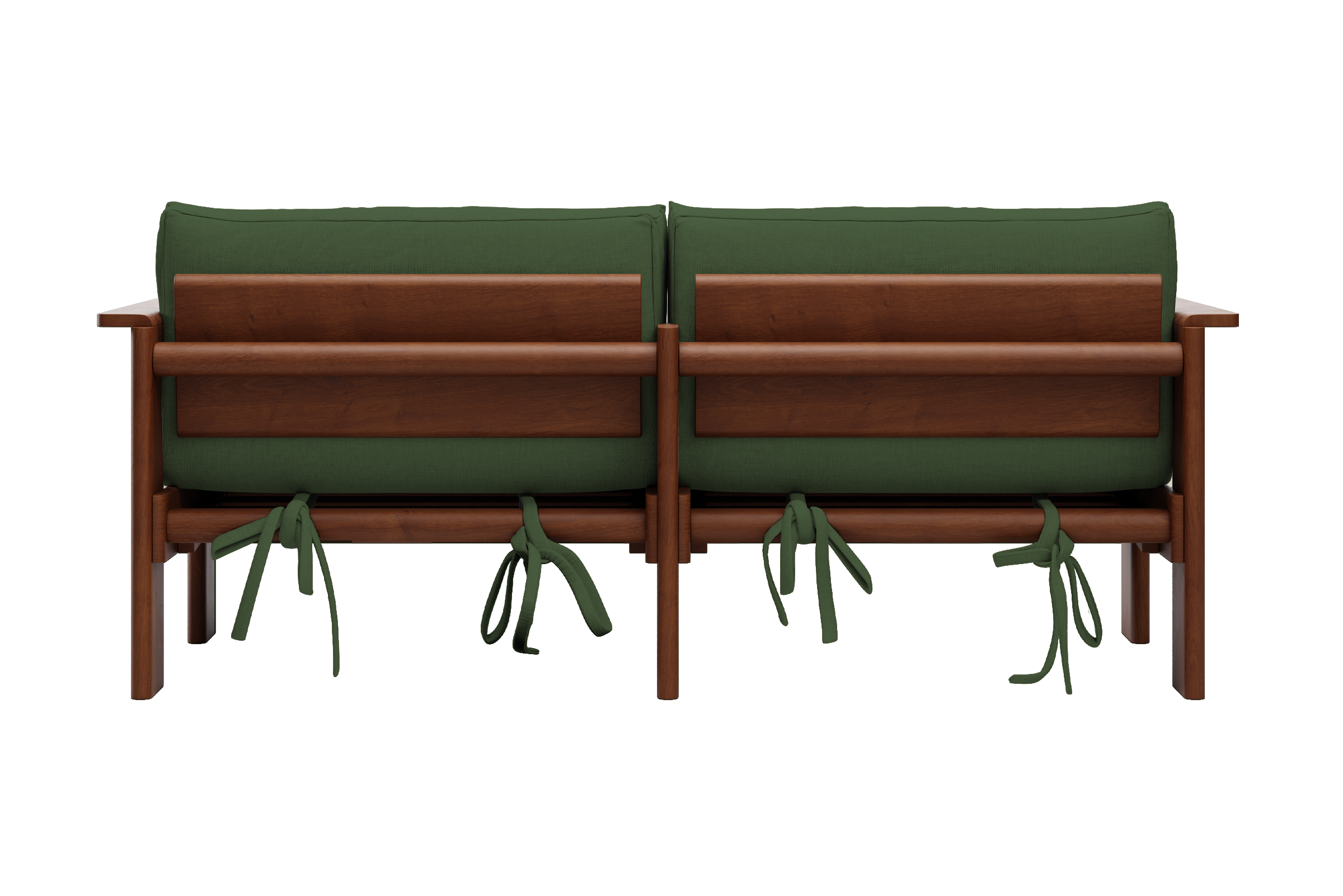 The Bacana Loveseat in Hemp