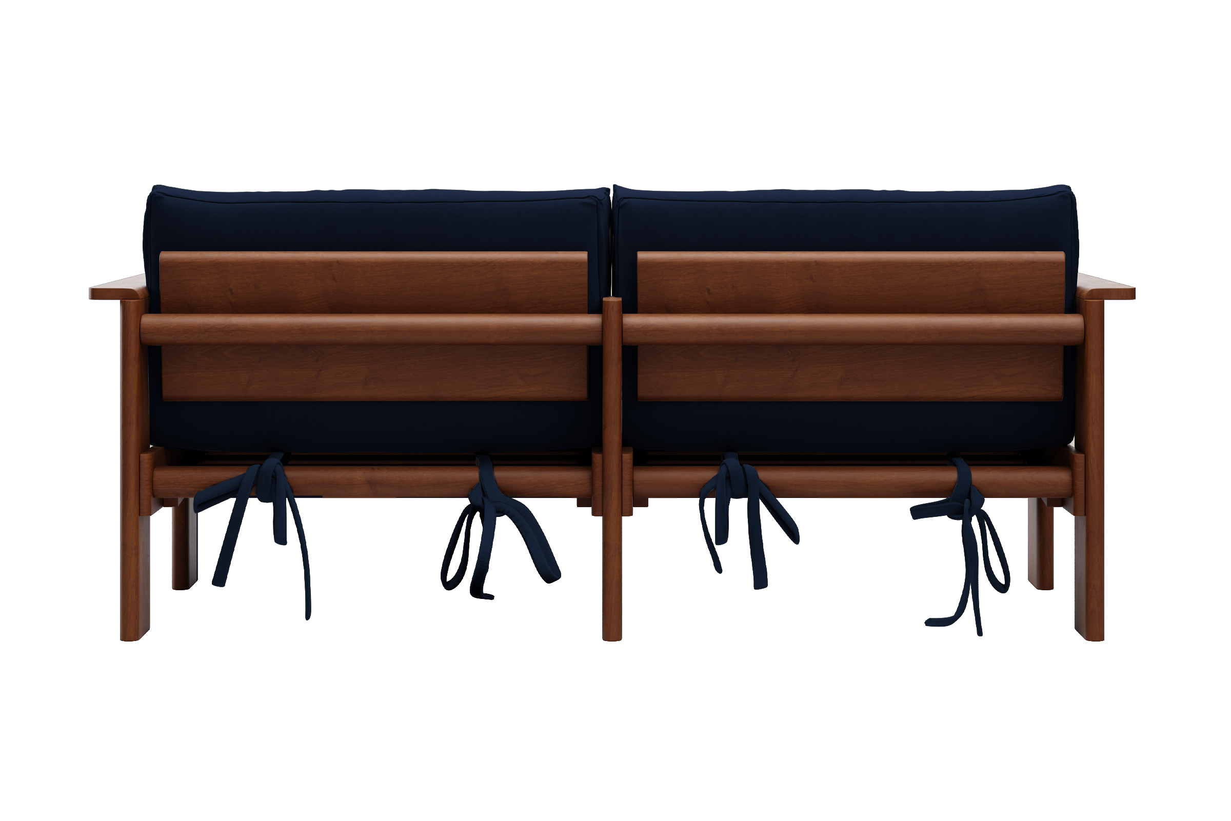 The Bacana Loveseat in Recycled Velvet
