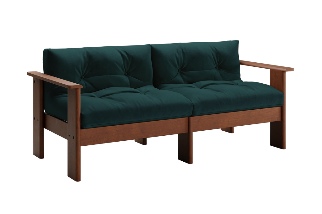 The Bacana Loveseat in Recycled Velvet