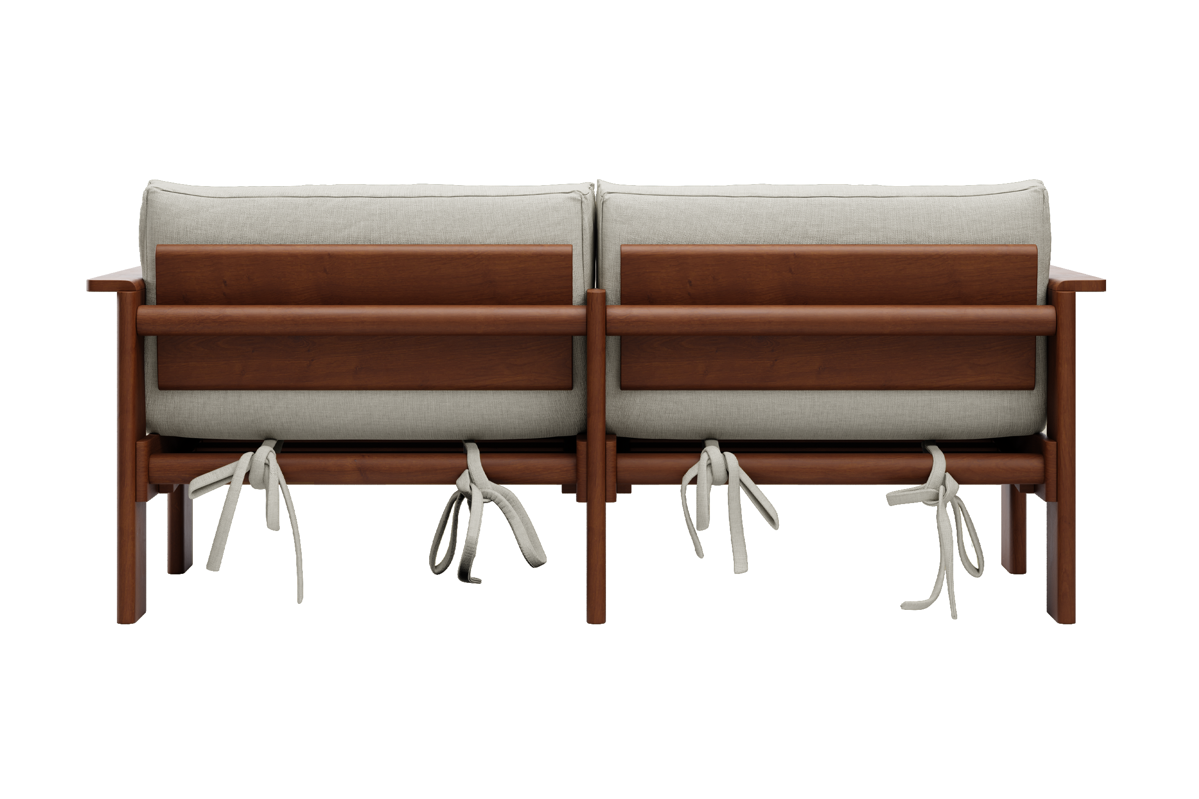 The Bacana Loveseat in Hemp