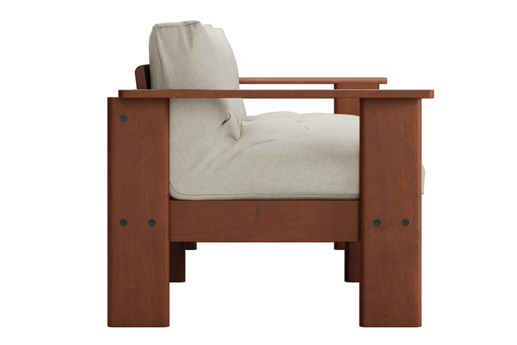 The Bacana Loveseat in Hemp