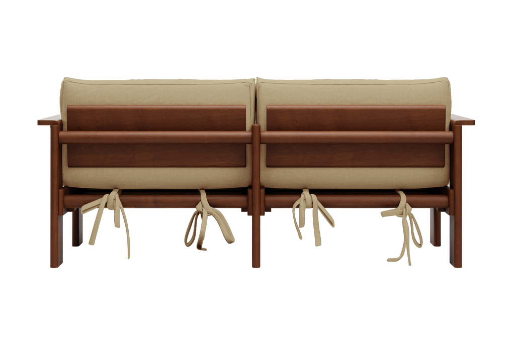 The Bacana Loveseat in Hemp