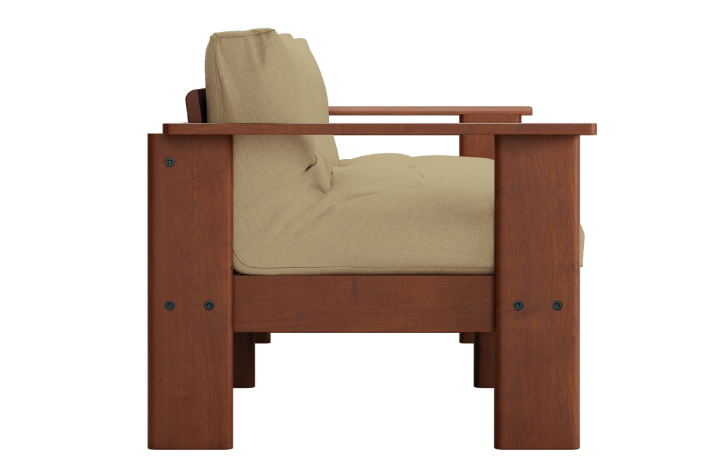 The Bacana Loveseat in Hemp