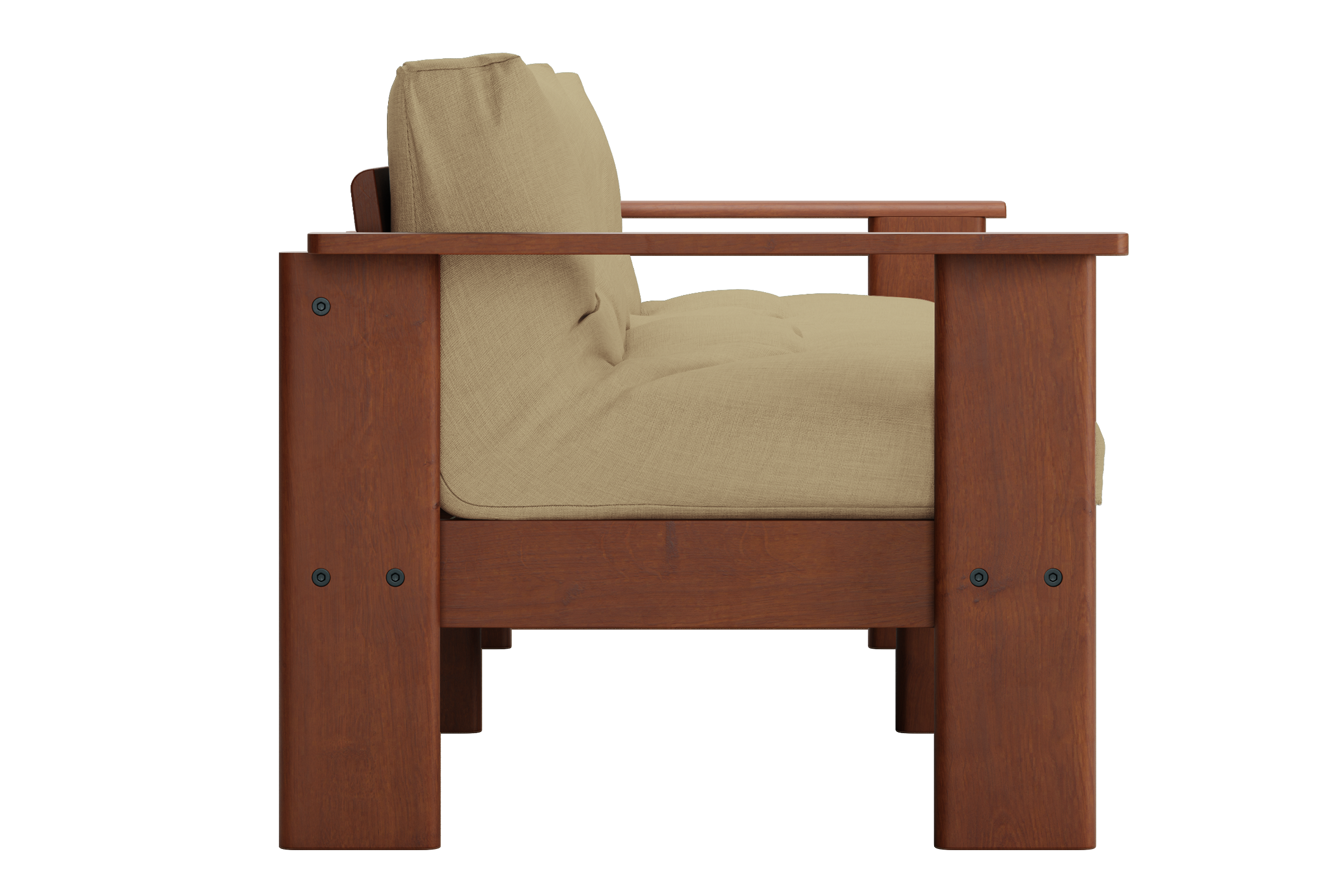 The Bacana Loveseat in Hemp
