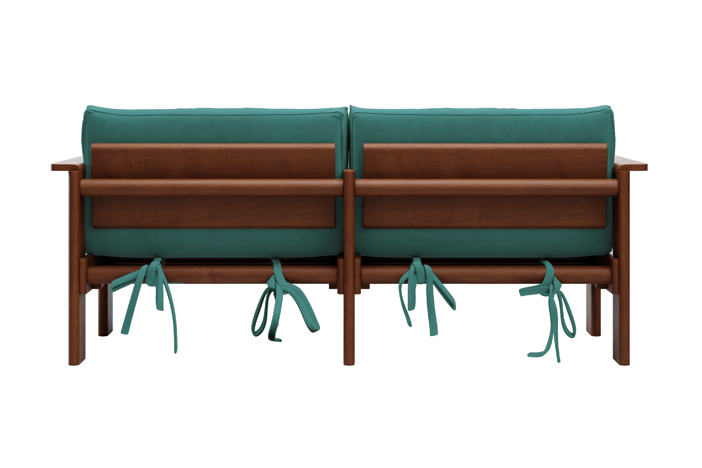 The Bacana Loveseat in Recycled Velvet