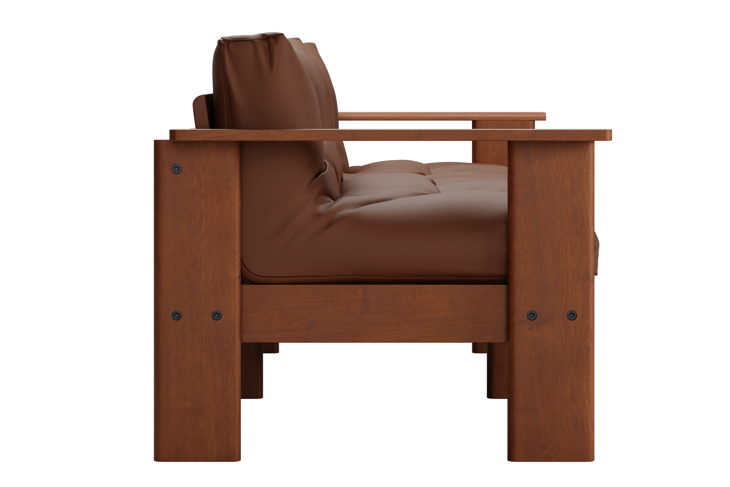 The Bacana Loveseat in Cactus Leather