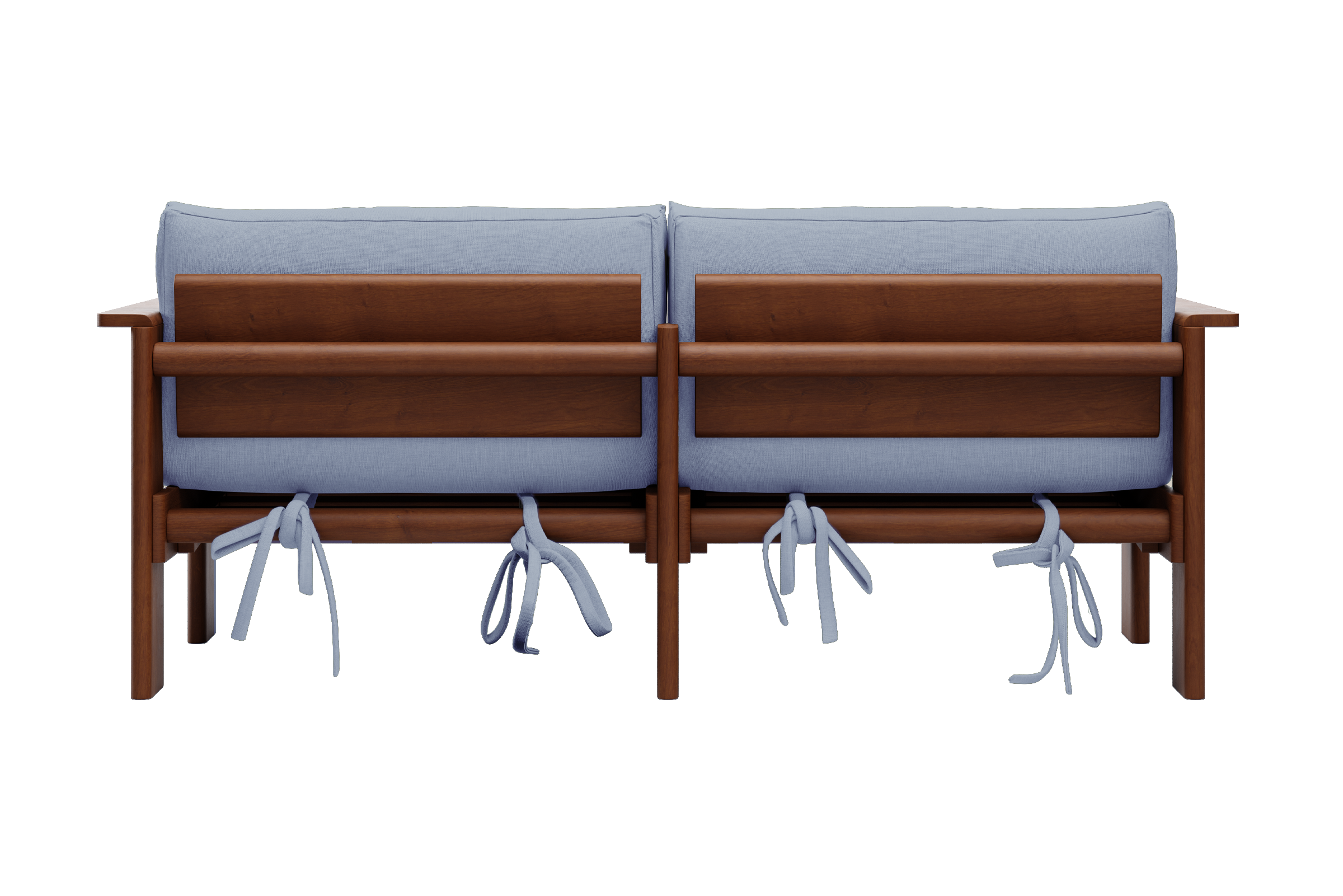 The Bacana Loveseat in Hemp