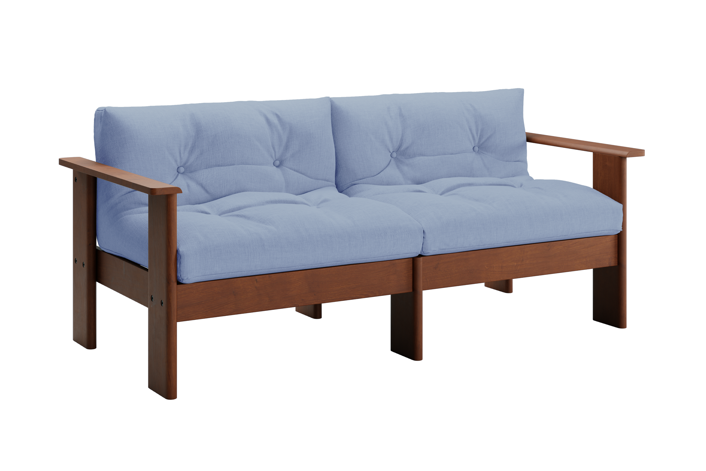 The Bacana Loveseat in Hemp