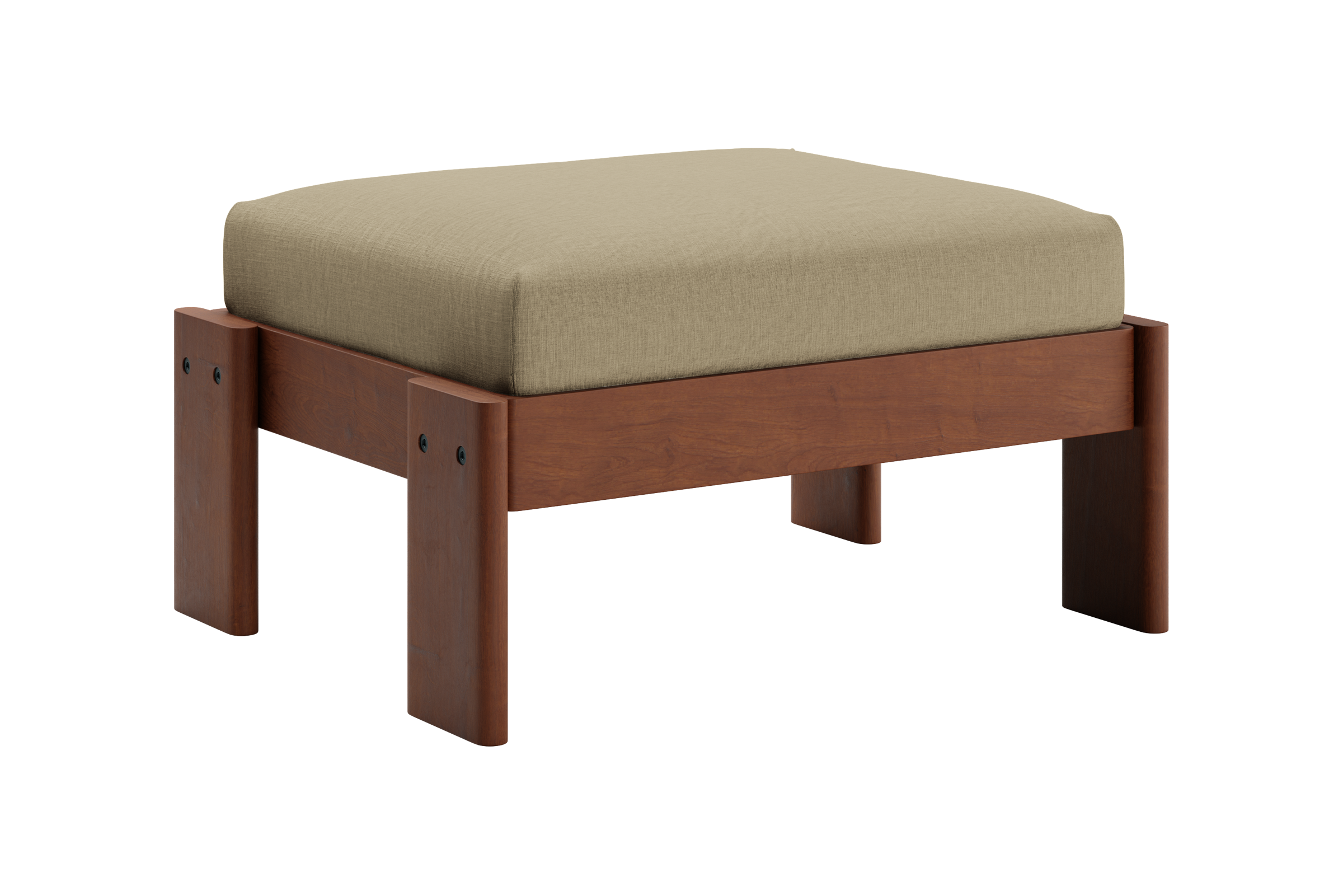 The Bacana Ottoman in Upcycled Poly