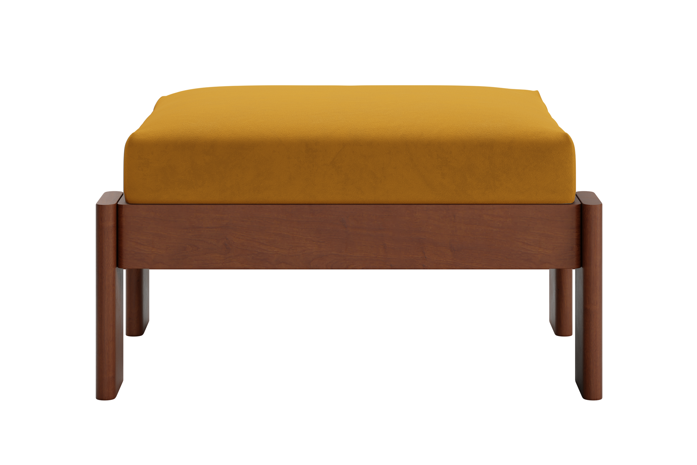 The Bacana Ottoman in Recycled Velvet