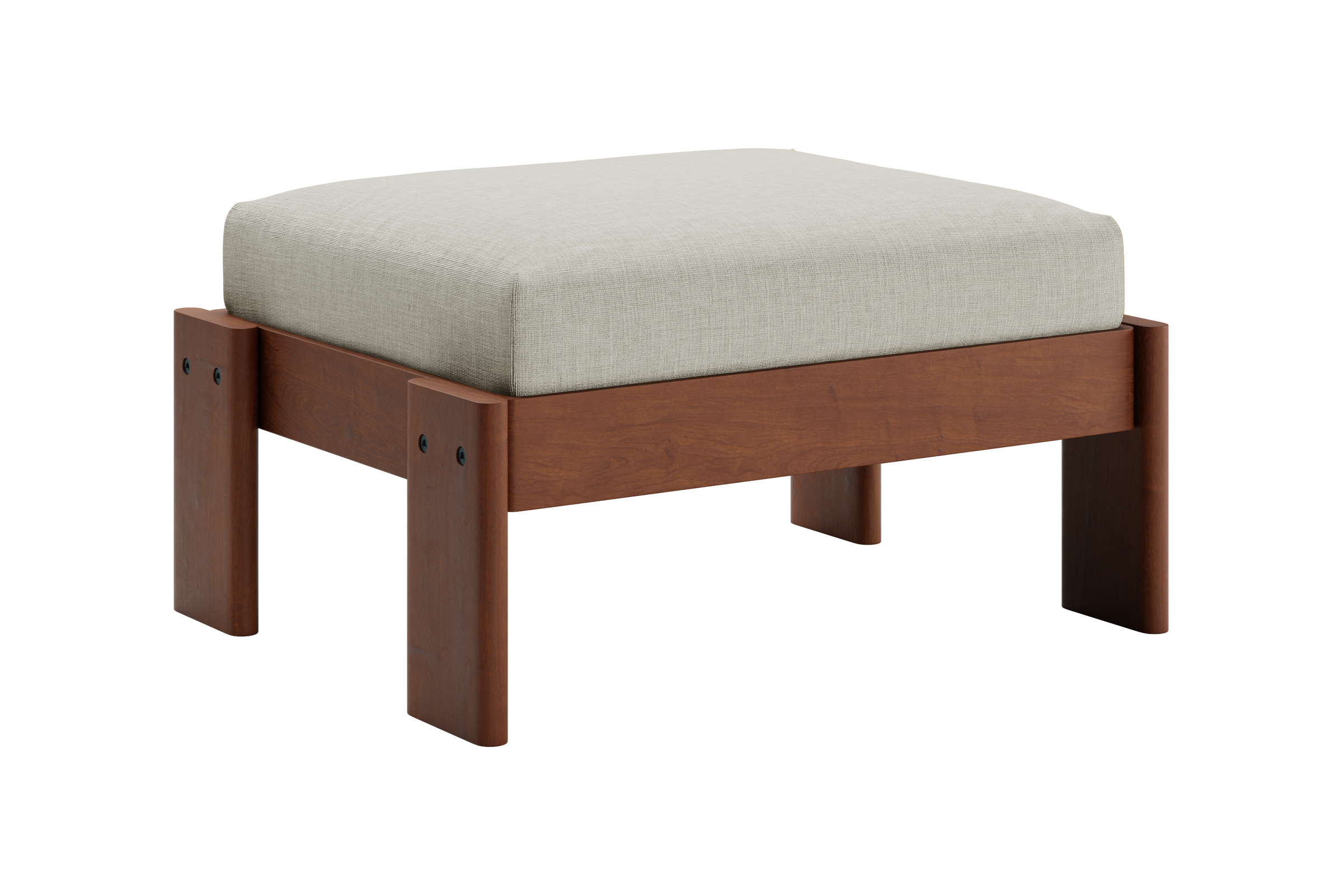 The Bacana Ottoman in Hemp