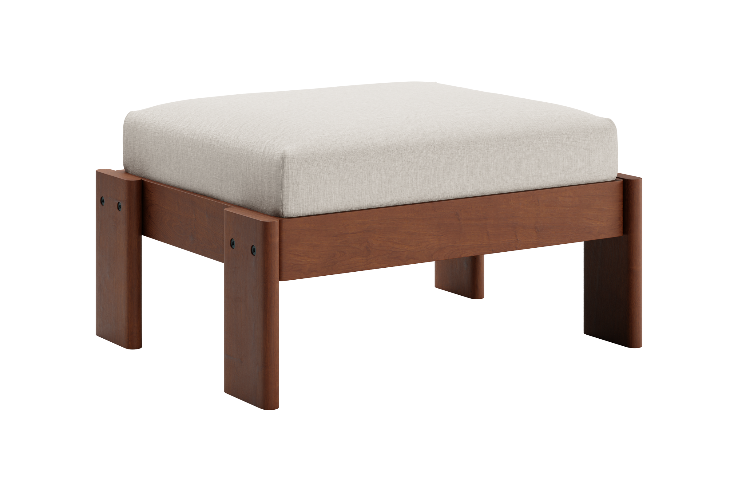 The Bacana Ottoman in Upcycled Poly
