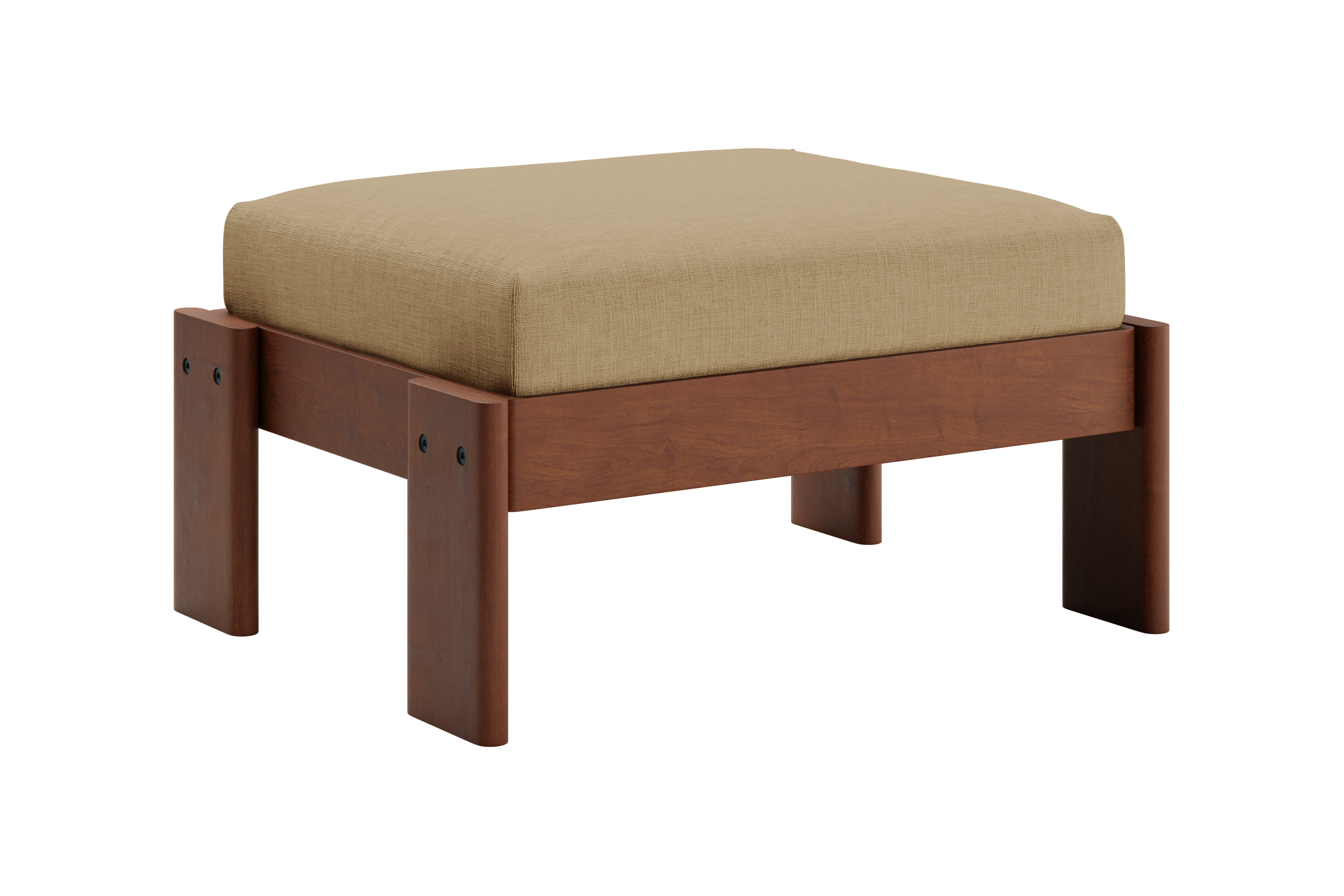 The Bacana Ottoman in Hemp