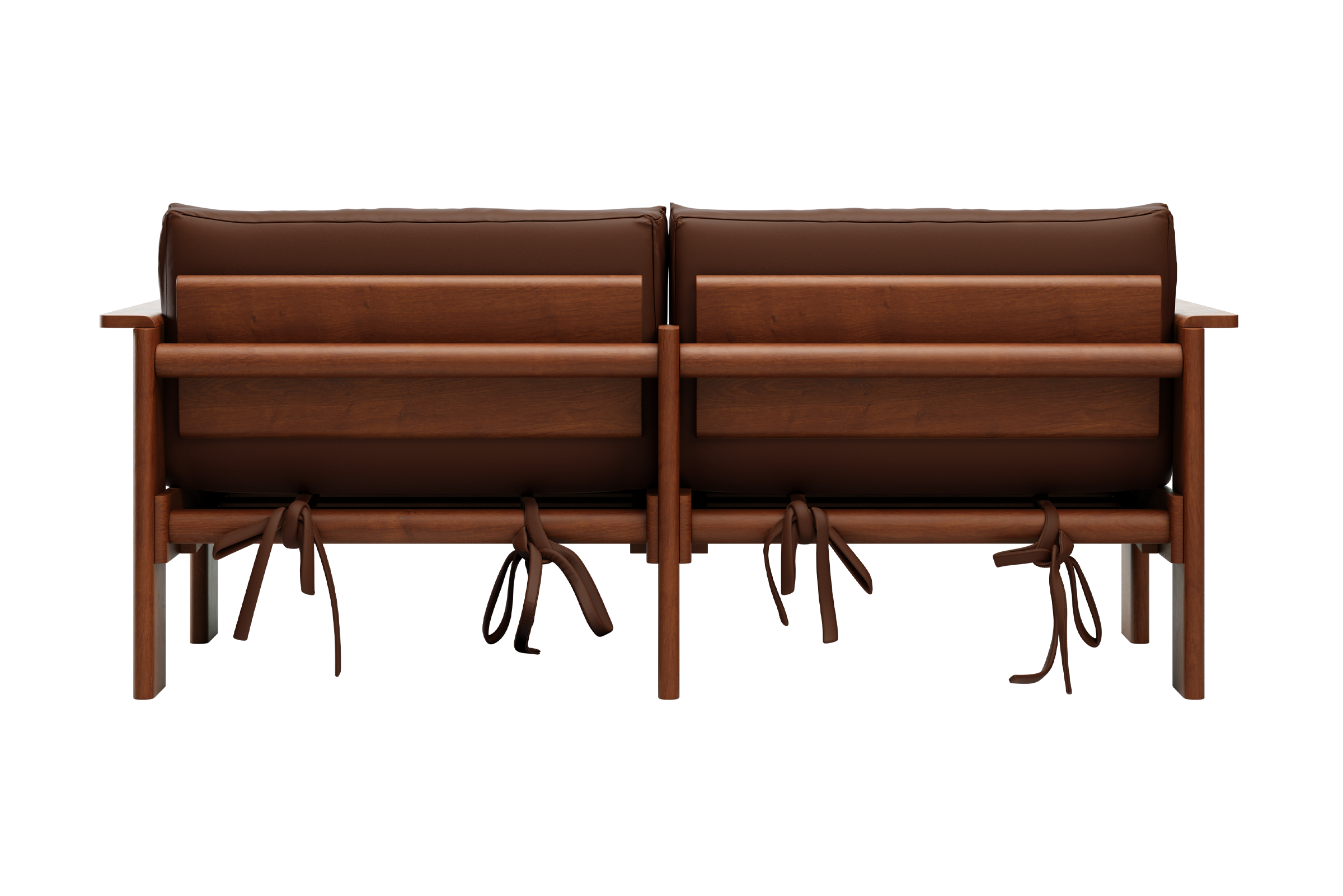 The Bacana Loveseat in Cactus Leather