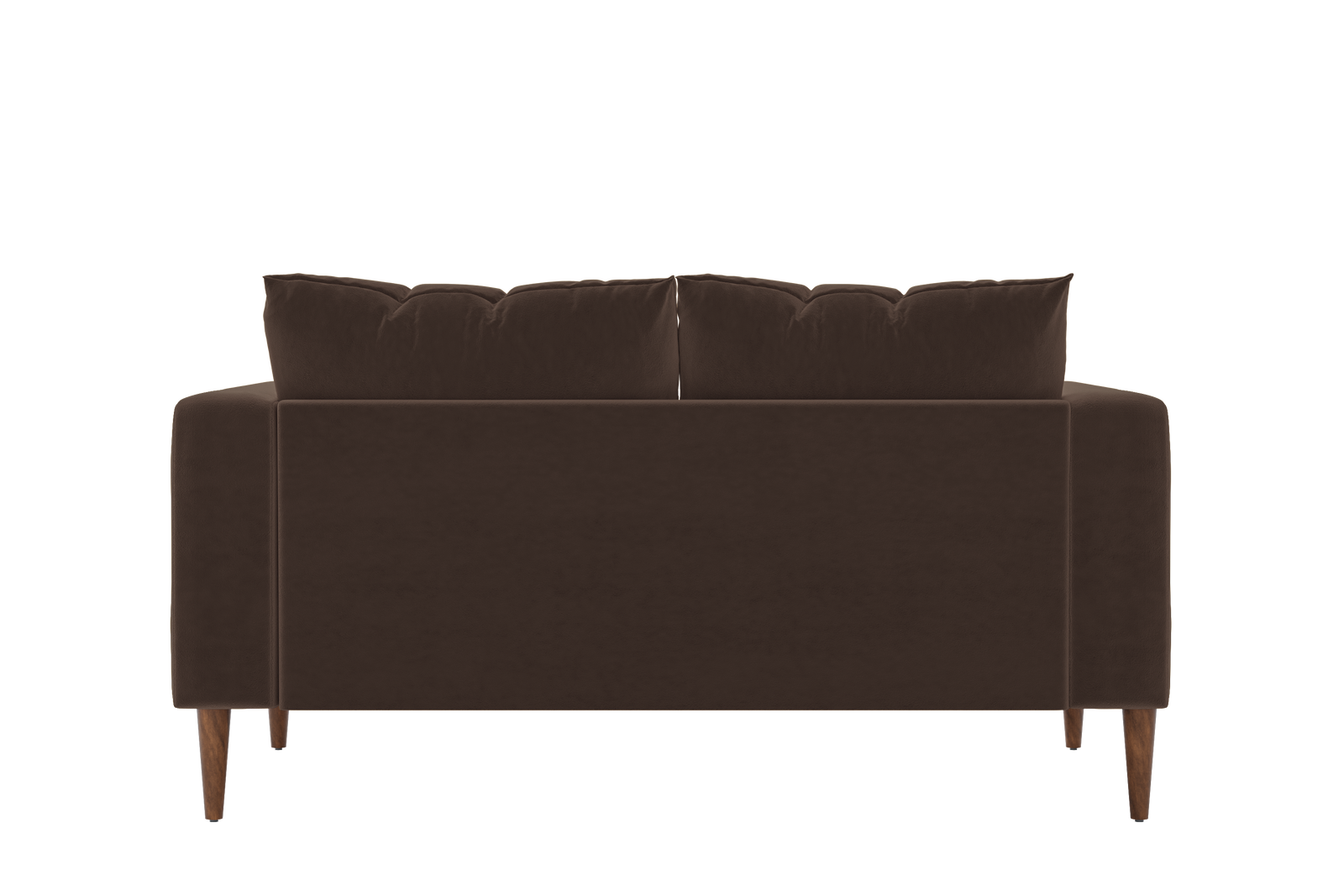 The Essential Loveseat Sectional in Recycled Velvet