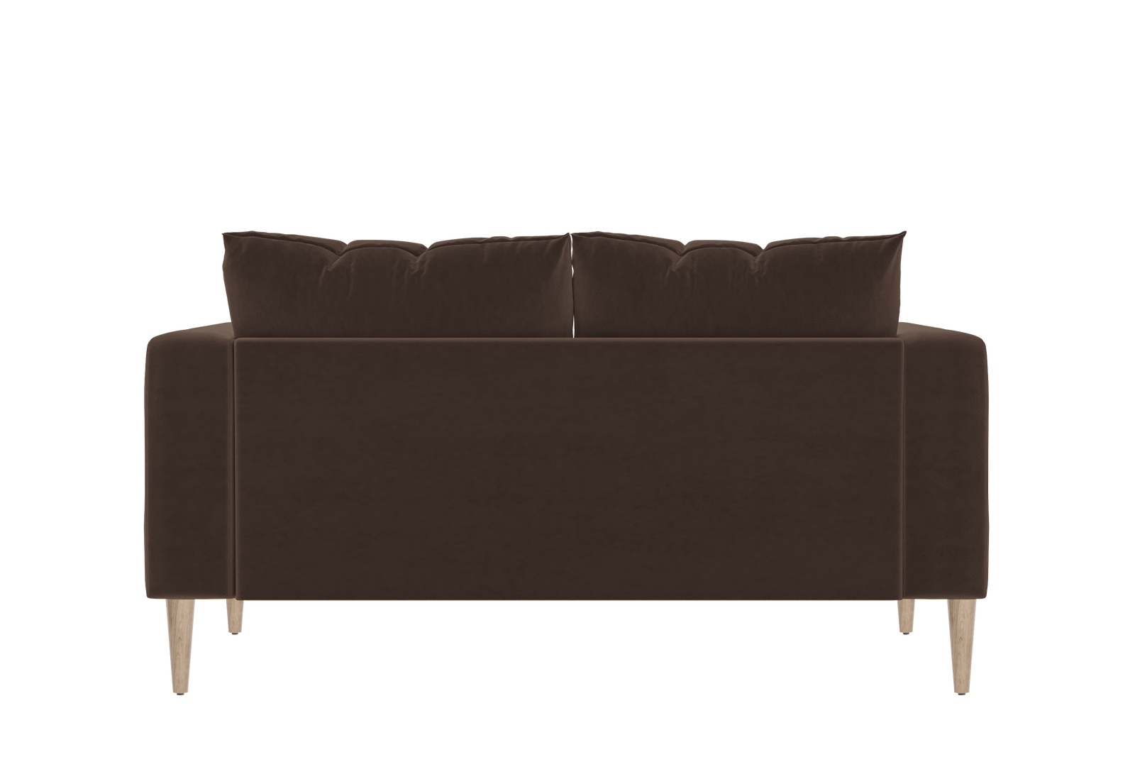 The Essential Loveseat Sectional in Recycled Velvet