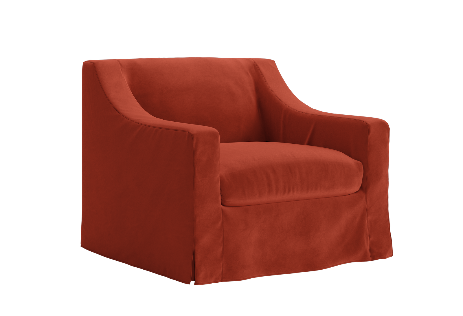 The Evergreen Chair in Recycled Velvet