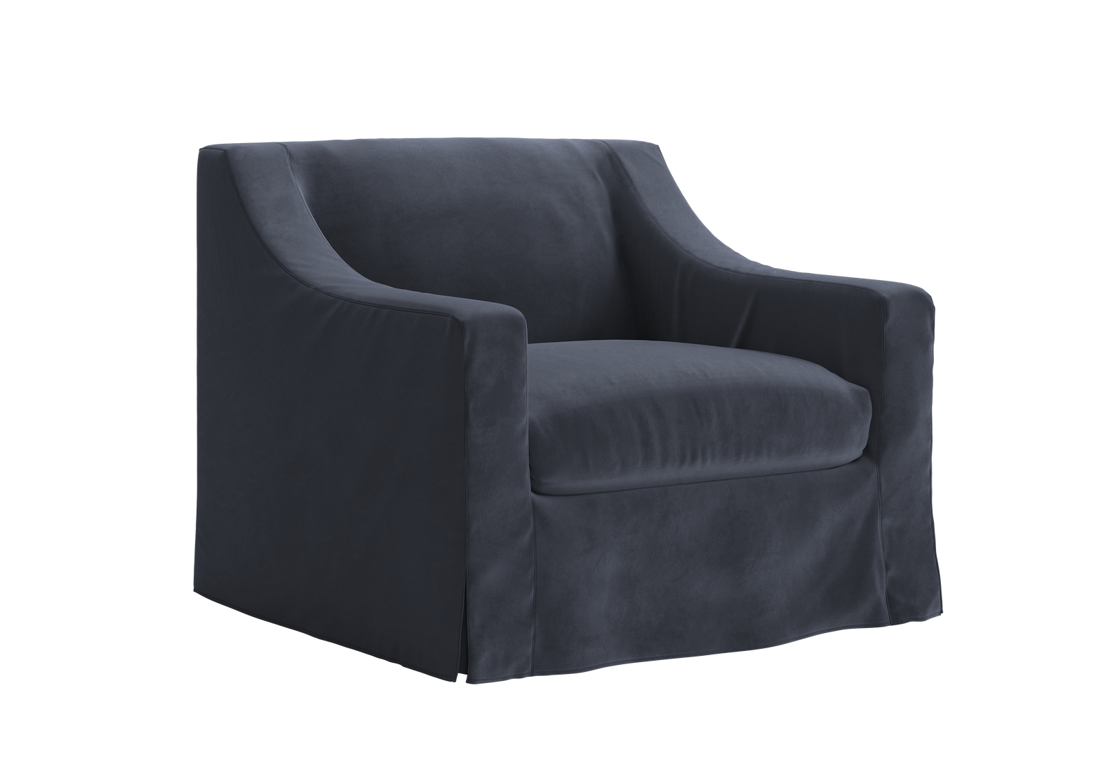 The Evergreen Chair in Recycled Velvet