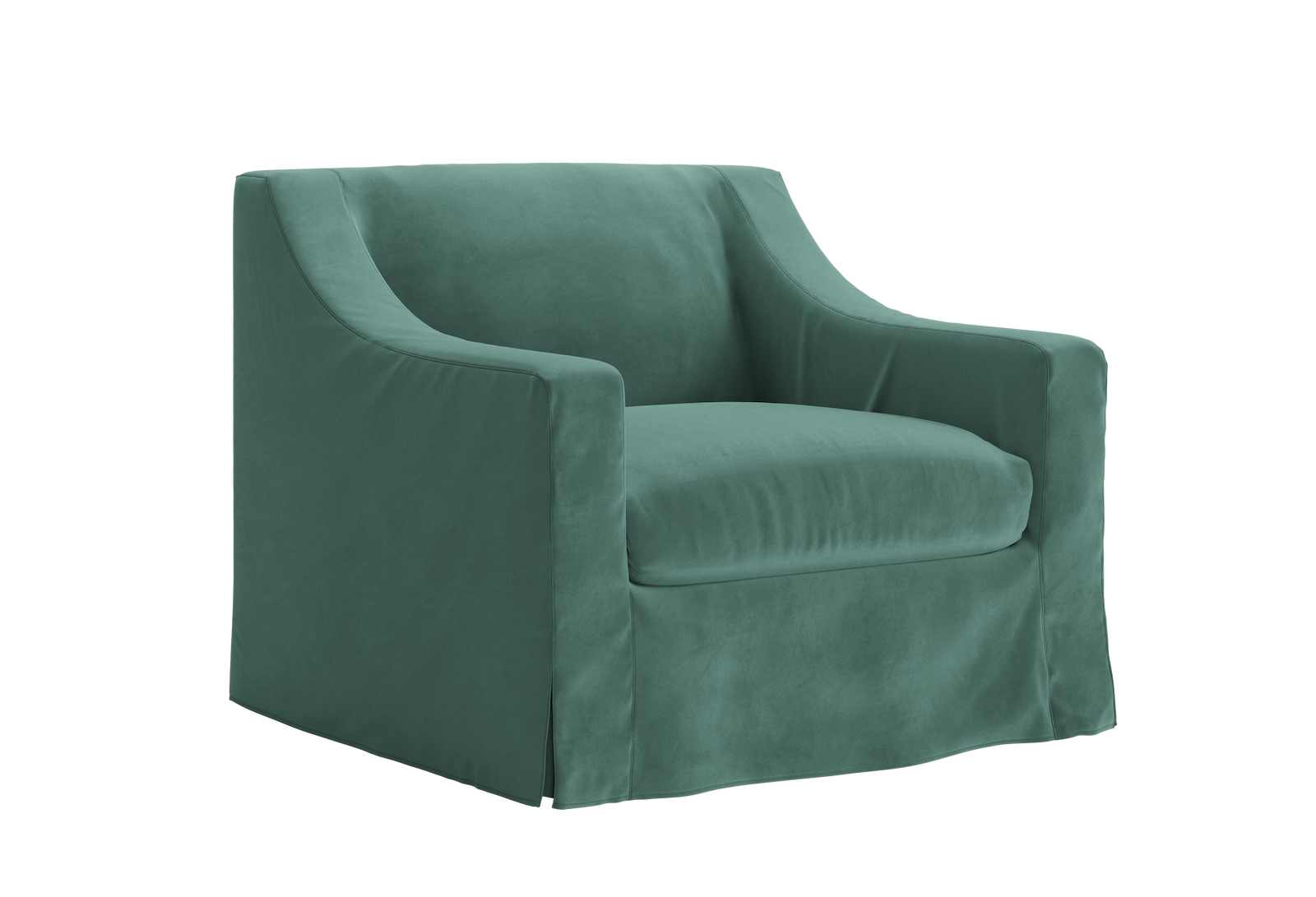 The Evergreen Chair in Recycled Velvet