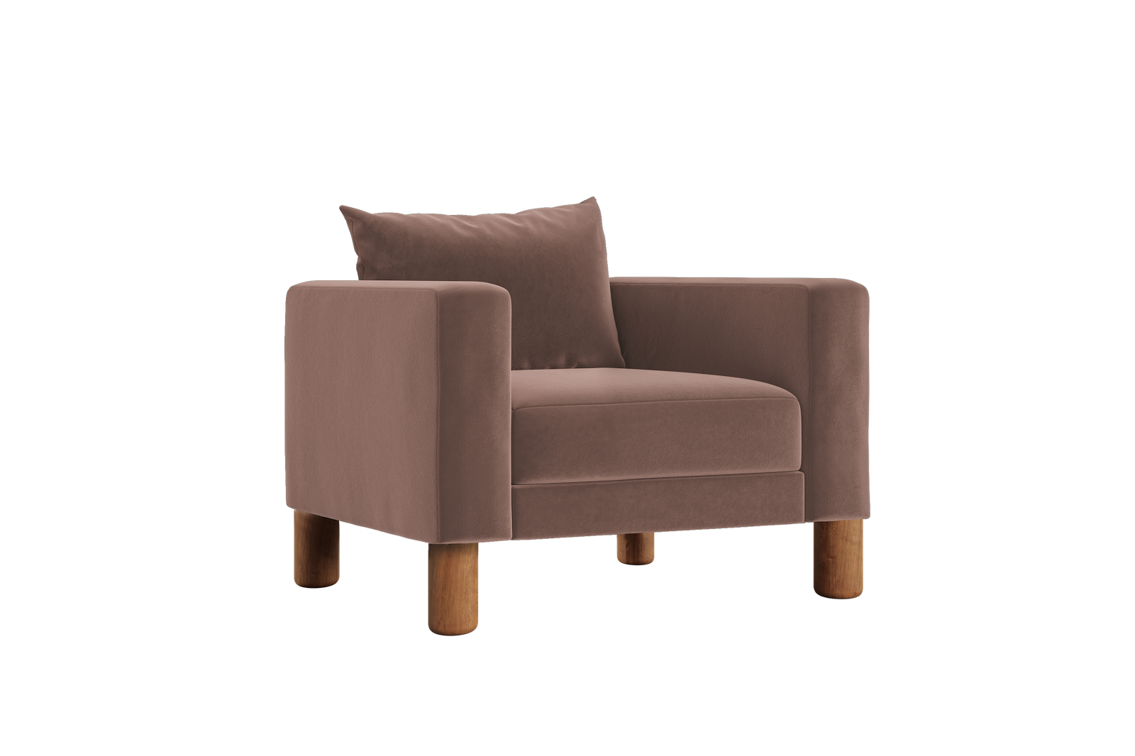 The Essential Club Chair in Recycled Velvet