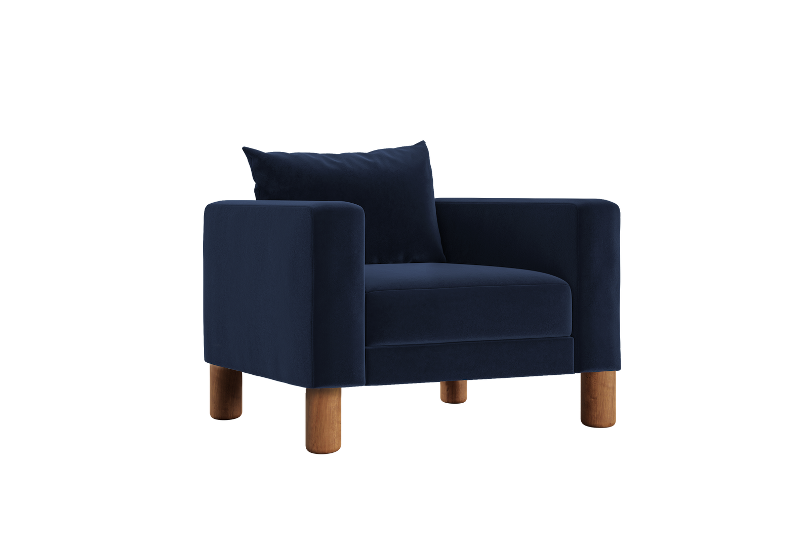 The Essential Club Chair in Recycled Velvet