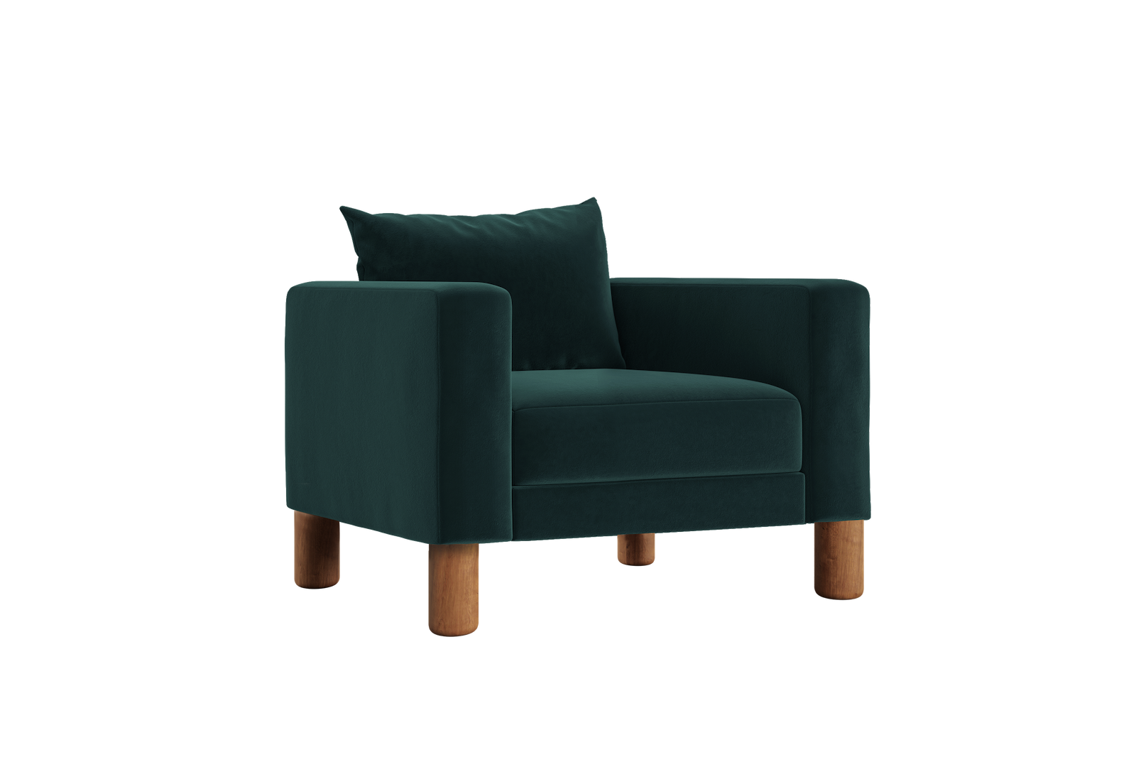 The Essential Club Chair in Recycled Velvet