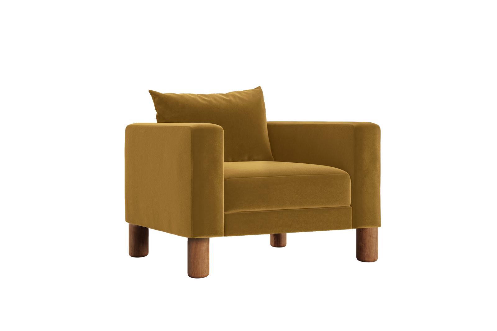 The Essential Club Chair in Recycled Velvet