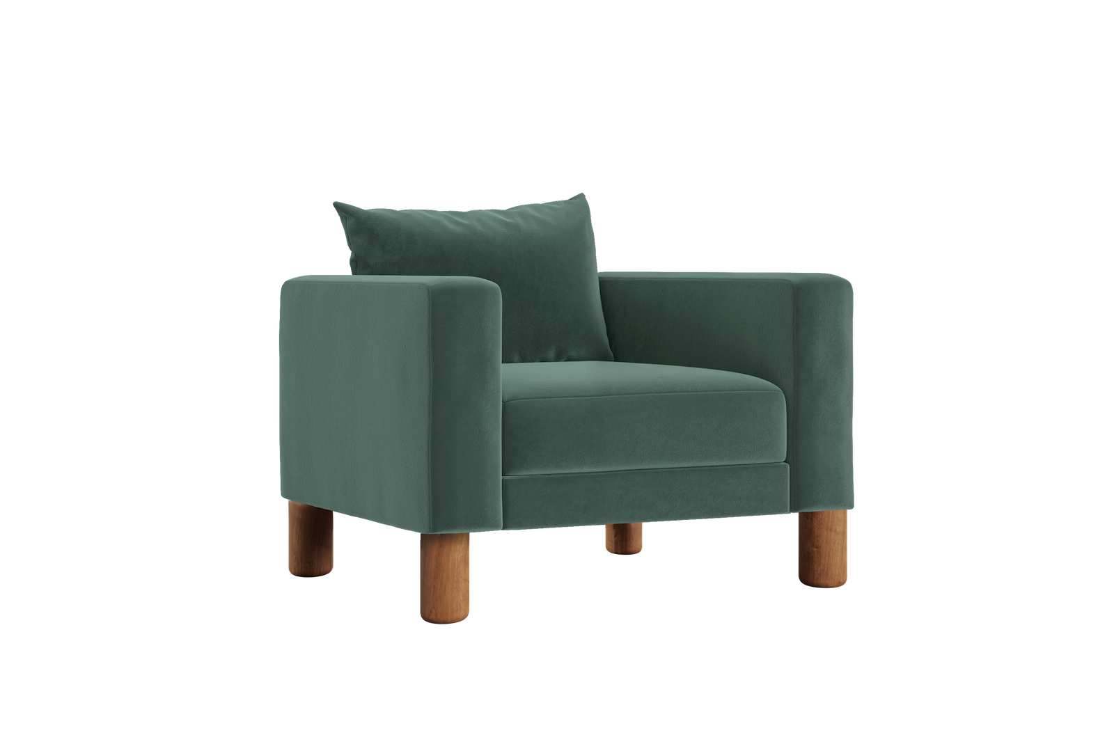 The Essential Club Chair in Recycled Velvet