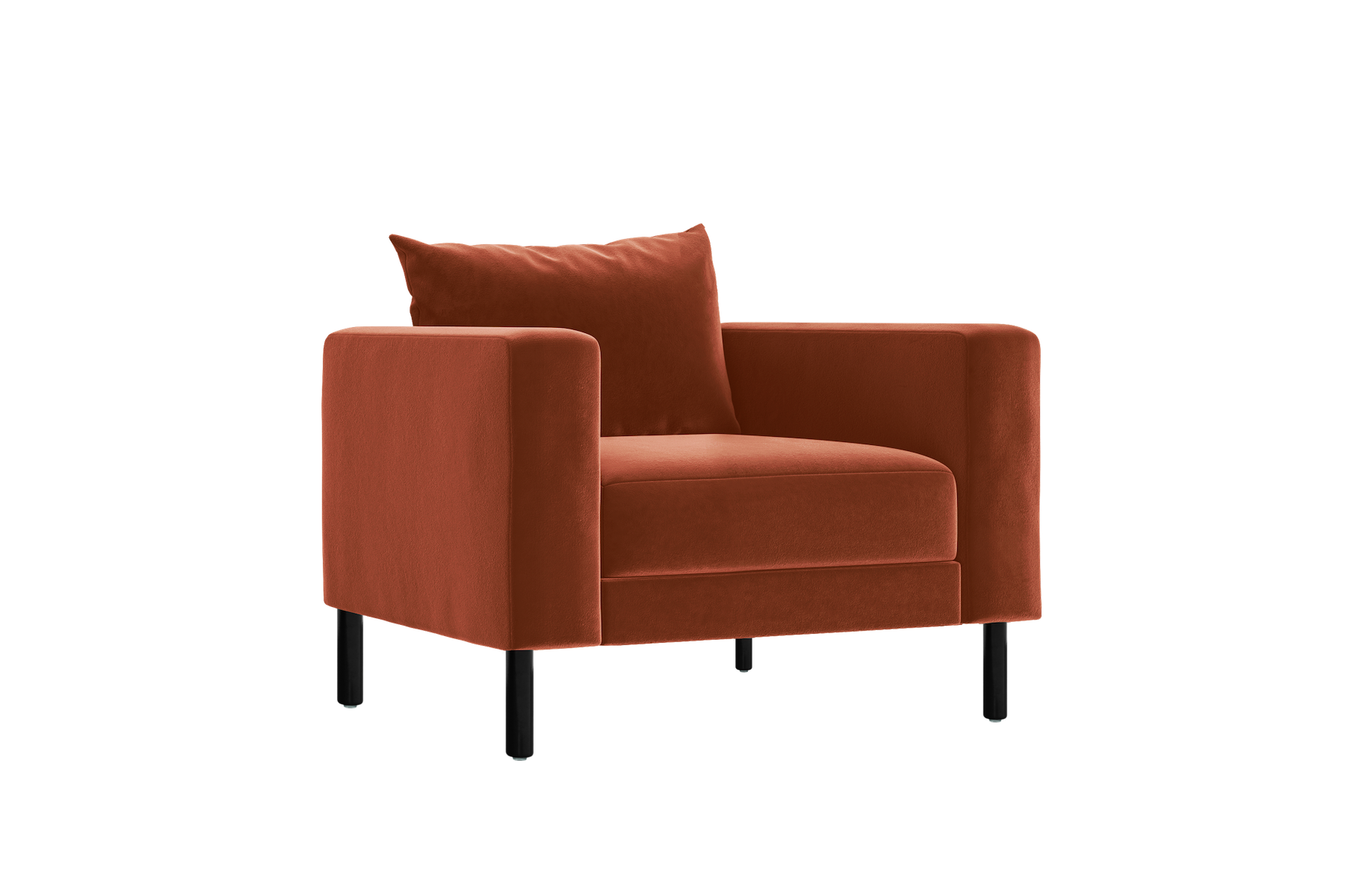 The Essential Club Chair in Recycled Velvet