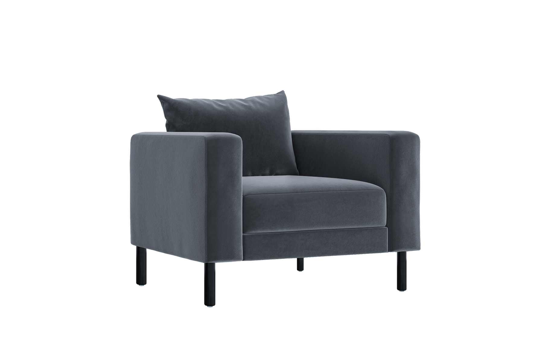 The Essential Club Chair in Recycled Velvet