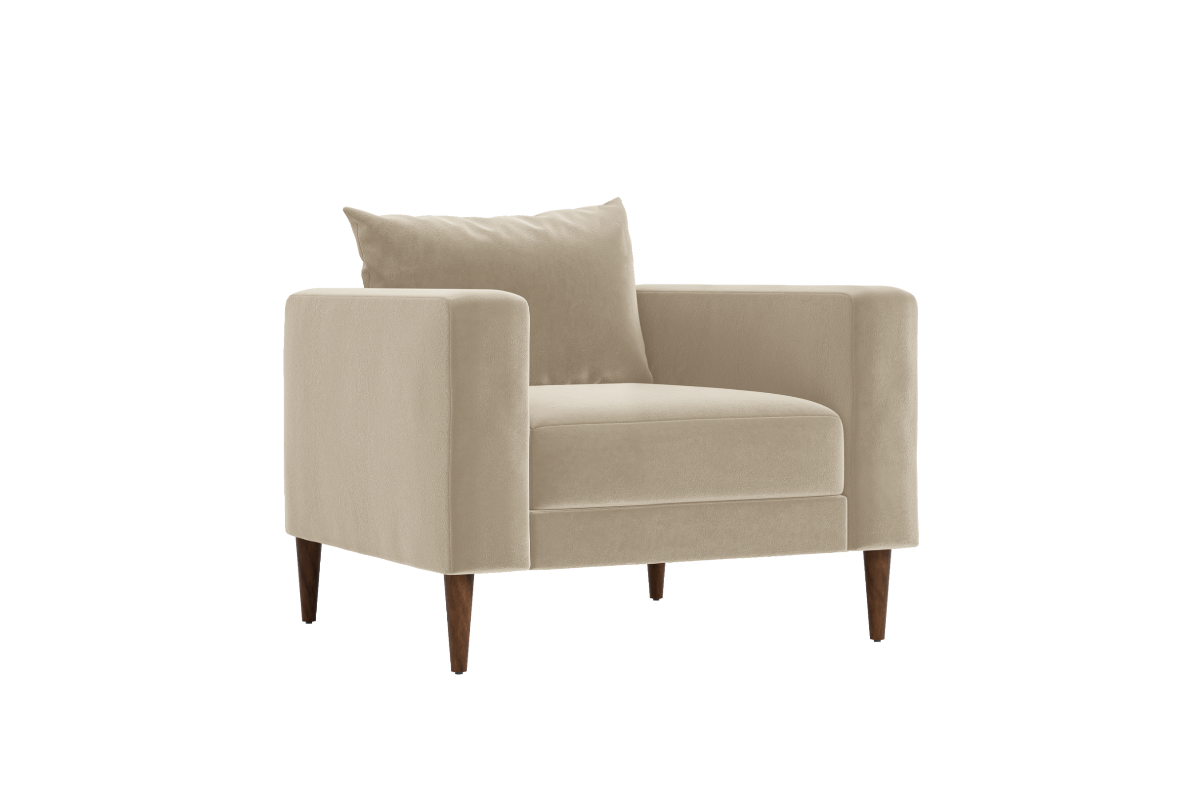 The Essential Club Chair in Recycled Velvet
