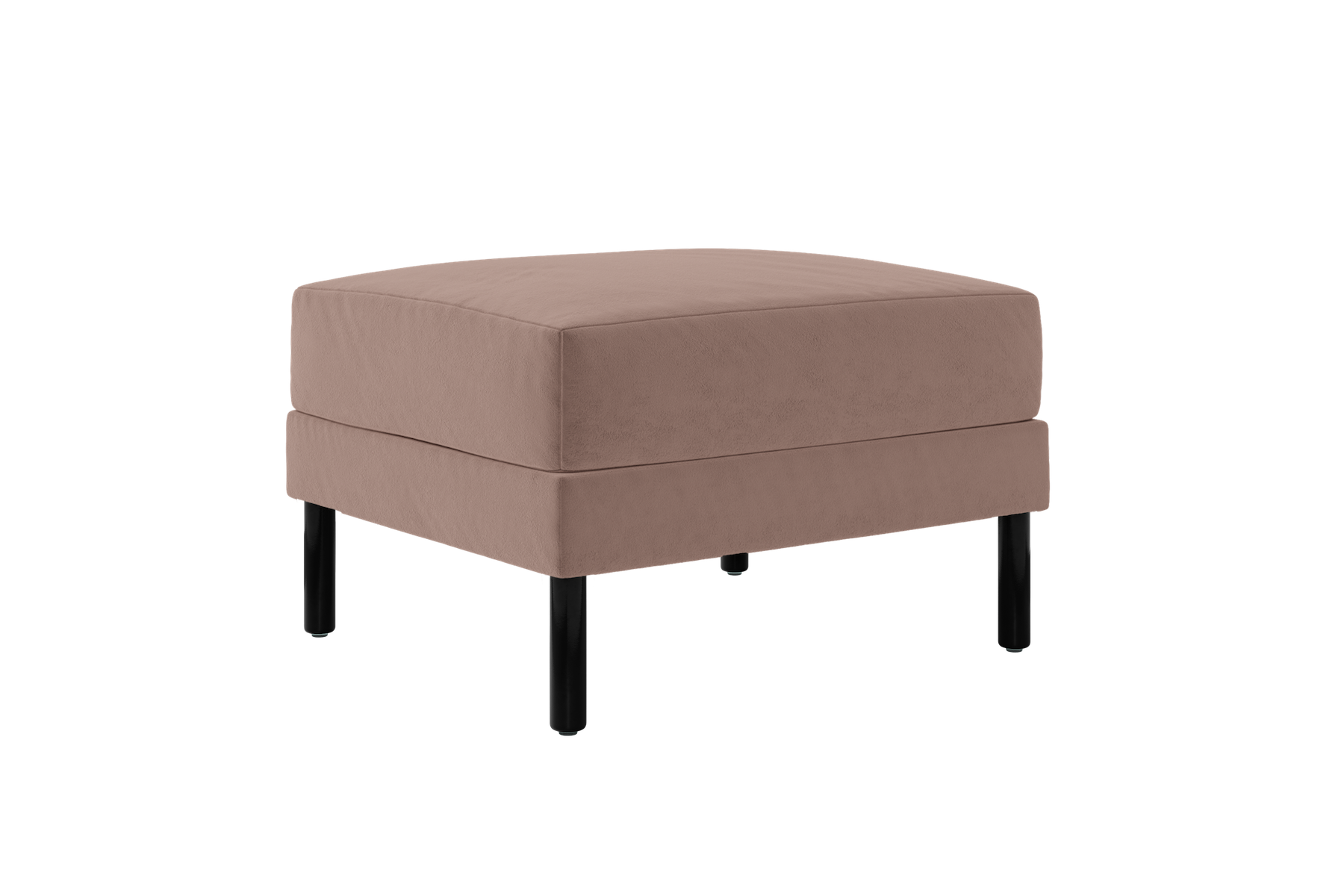 The Essential Ottoman in Recycled Velvet