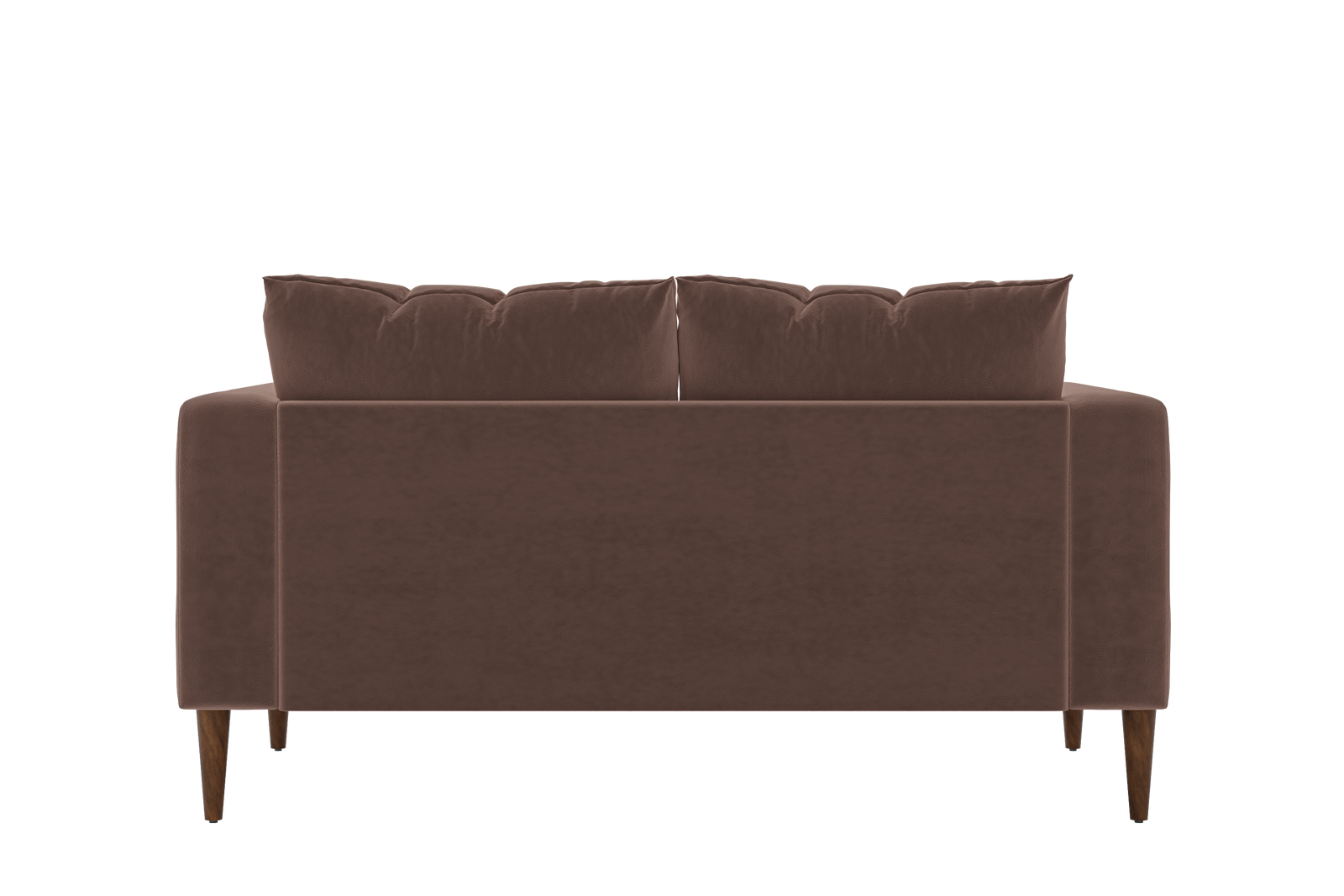 The Essential Loveseat Sectional in Recycled Velvet