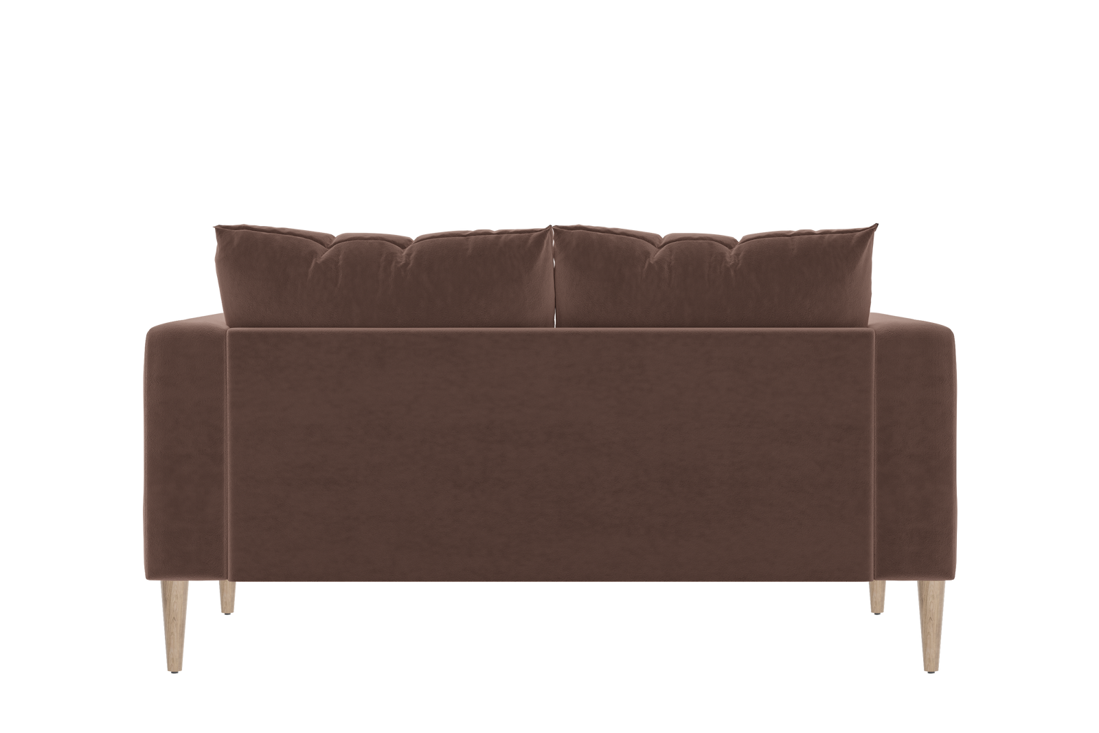 The Essential Loveseat Sectional in Recycled Velvet