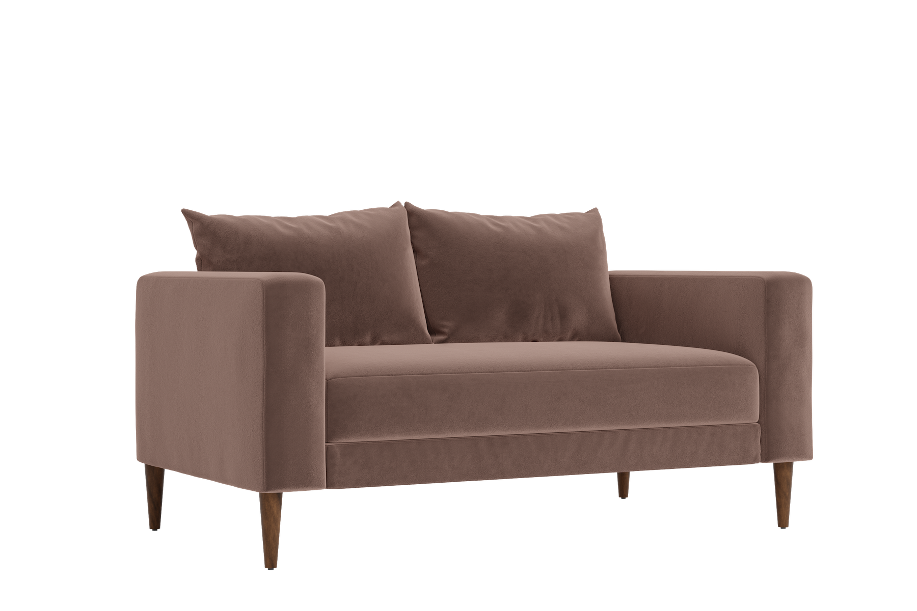 The Essential Loveseat in Recycled Velvet
