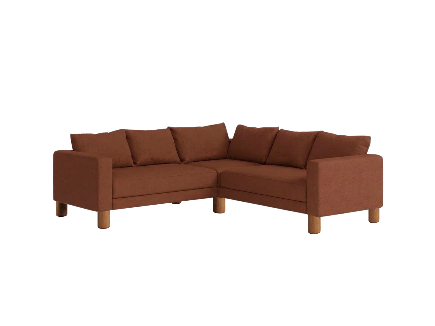The Essential Corner Sectional (5 Seat) in Hemp Blend
