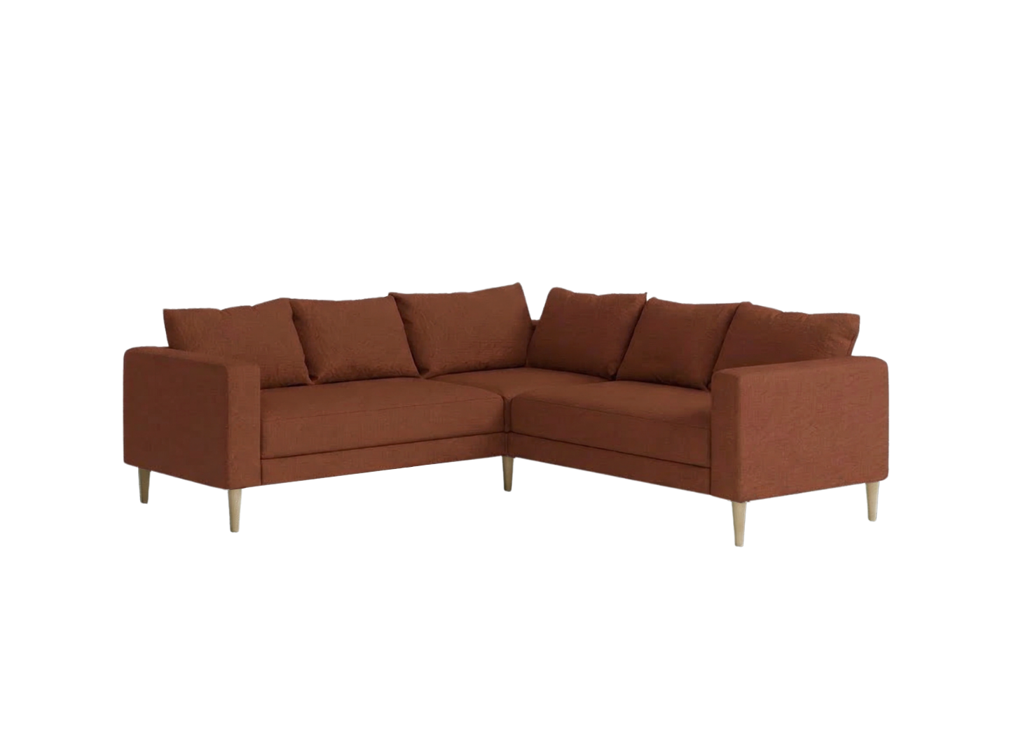 The Essential Corner Sectional (5 Seat) in Hemp Blend