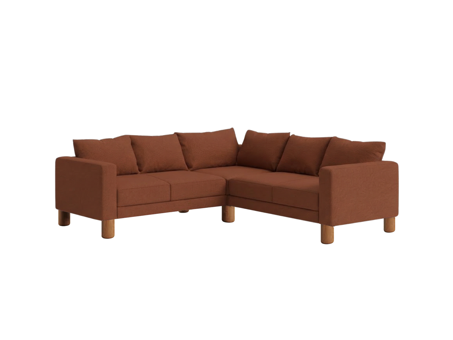 The Essential Corner Sectional (5 Seat) in Hemp Blend