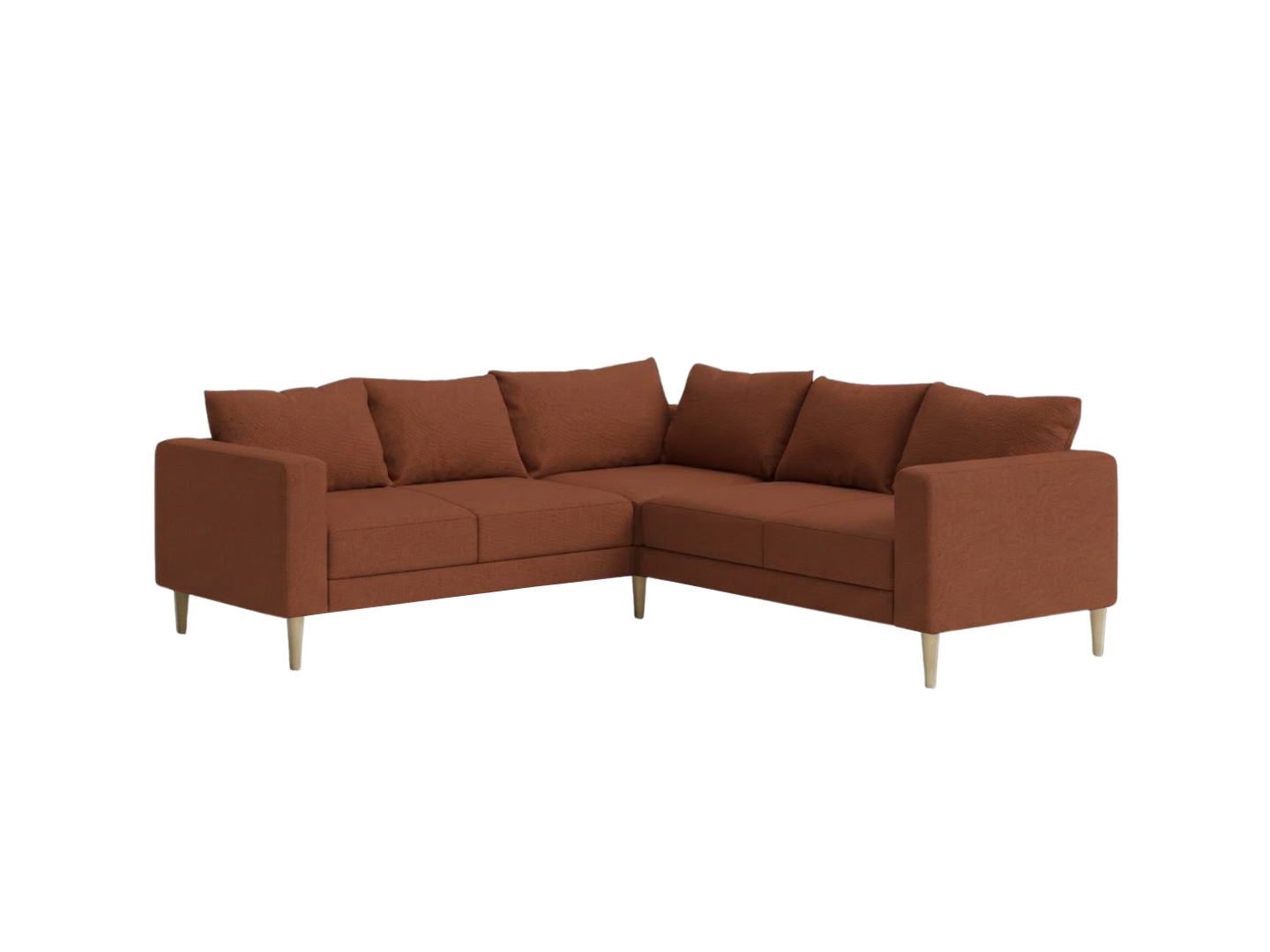 The Essential Corner Sectional (5 Seat) in Hemp Blend