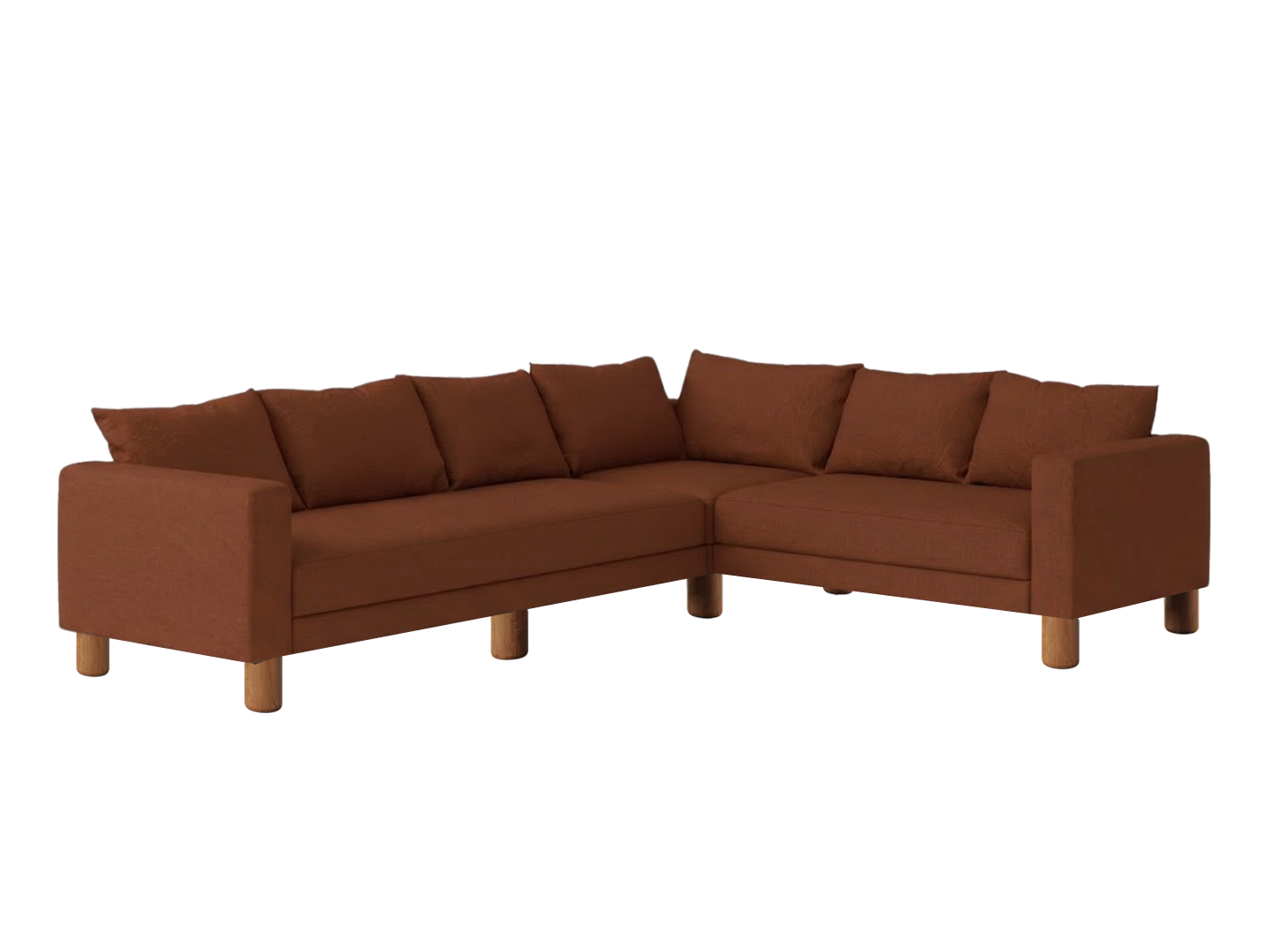 The Essential Corner Sectional (6 Seat) in Hemp Blend