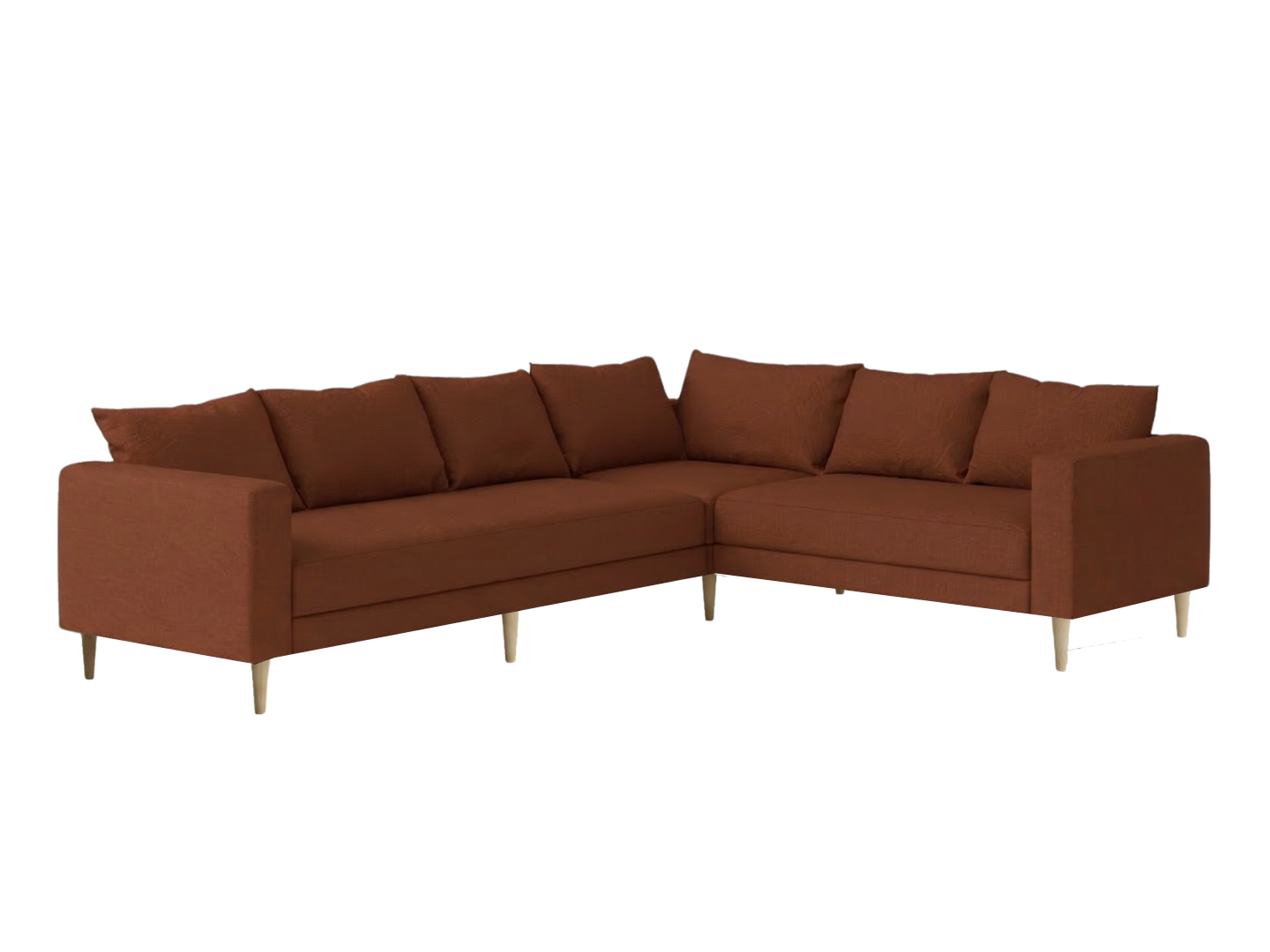 The Essential Corner Sectional (6 Seat) in Hemp Blend