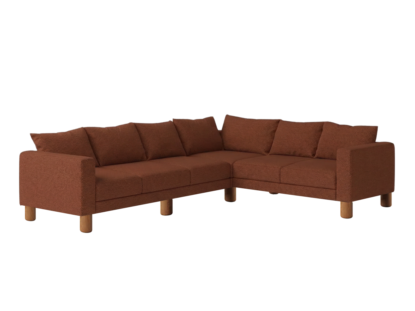 The Essential Corner Sectional (6 Seat) in Hemp Blend